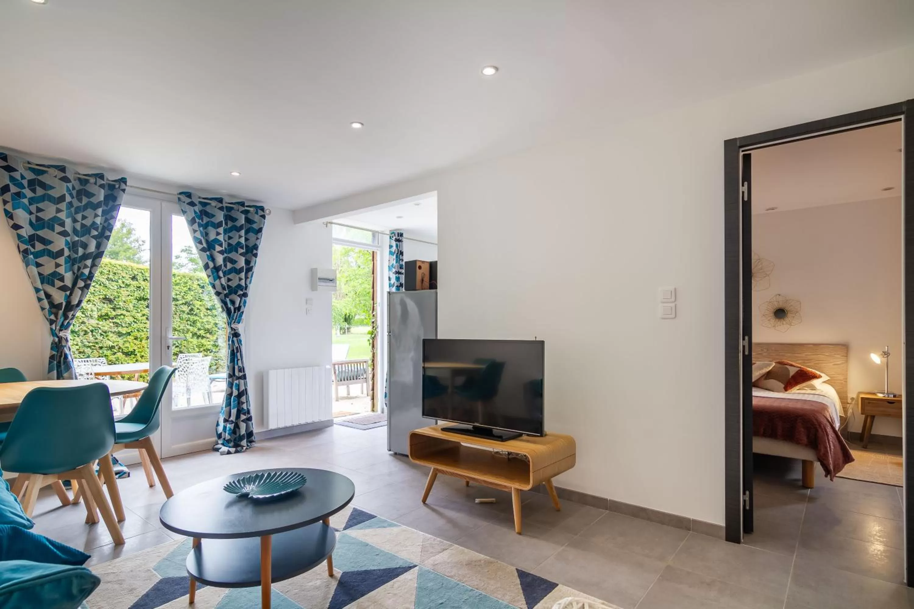 Living room, TV/Entertainment Center in Le Clos Vallis