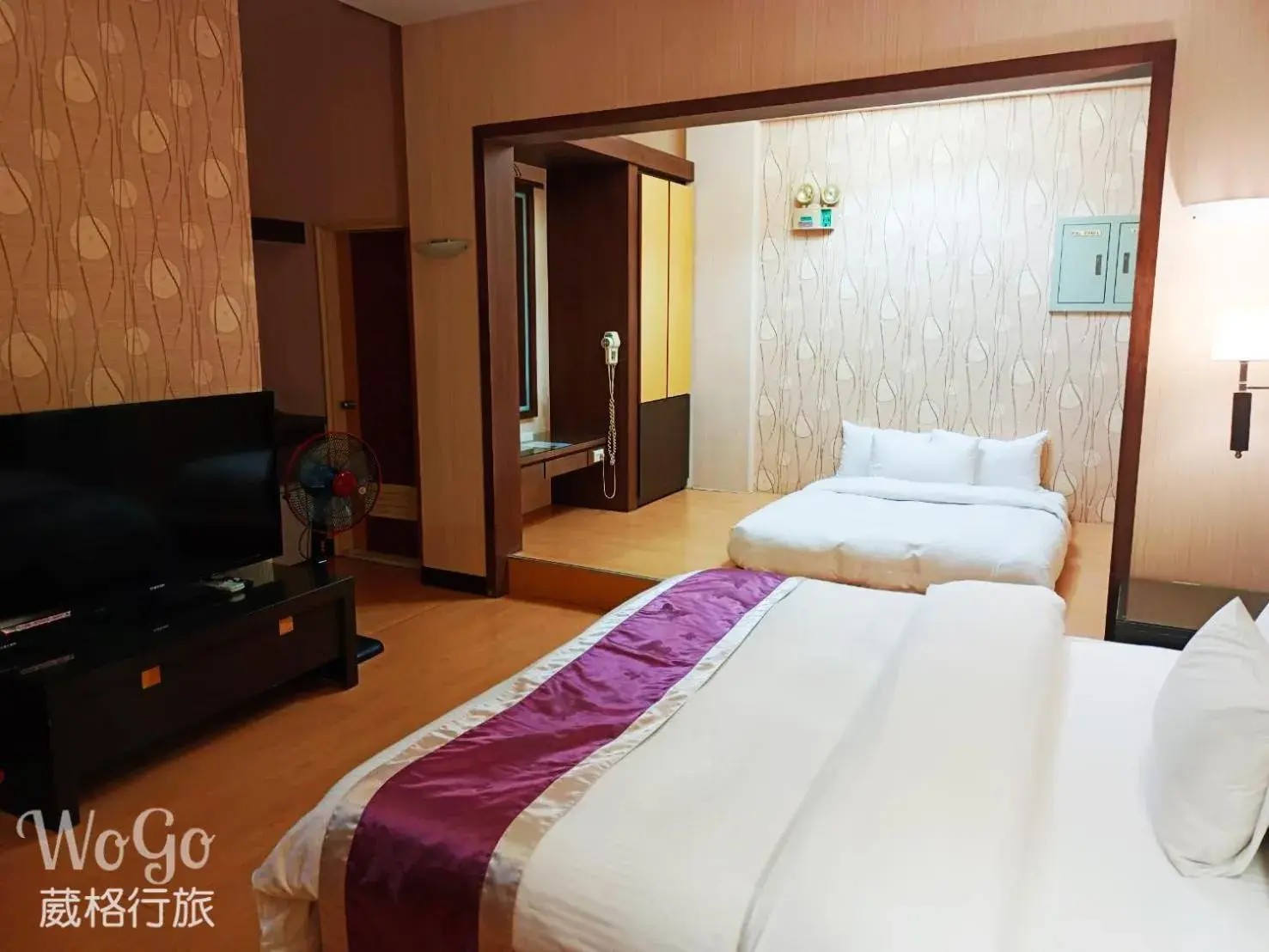 Photo of the whole room, Bed in wogo hotel