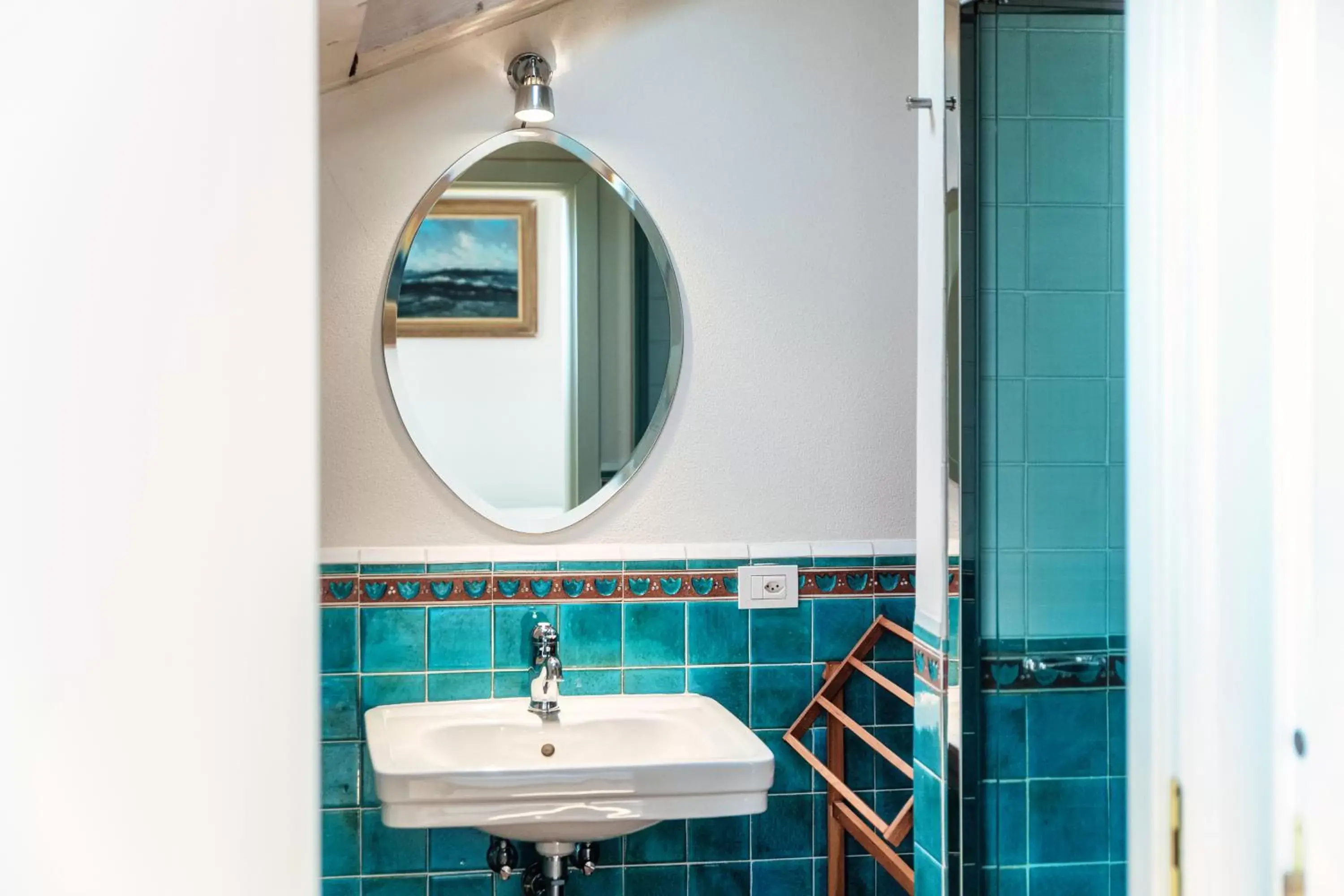 Bathroom in Castello di Brusata Apartment