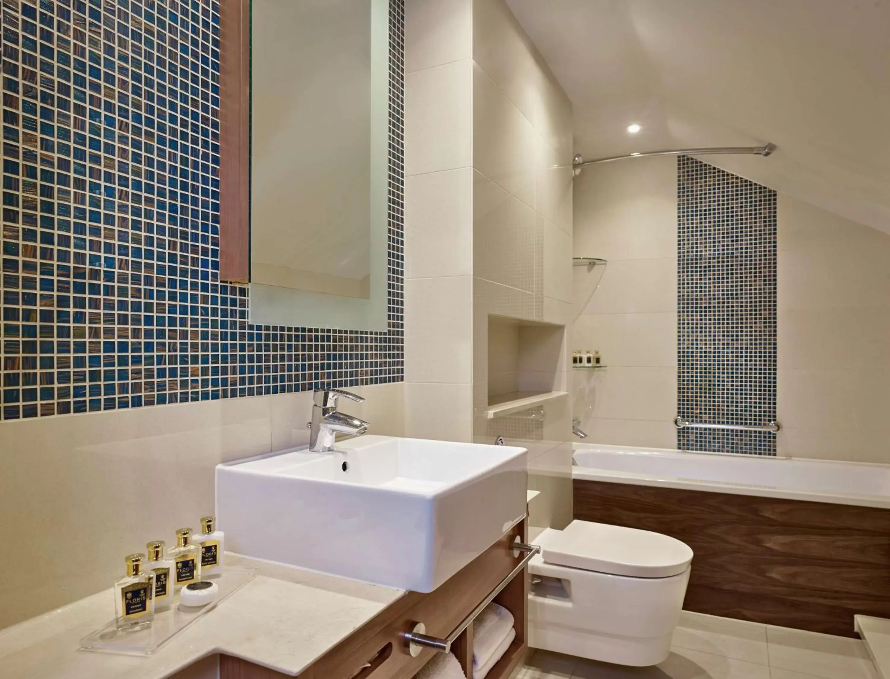 Bathroom in 100 Queen’s Gate Hotel London, Curio Collection by Hilton