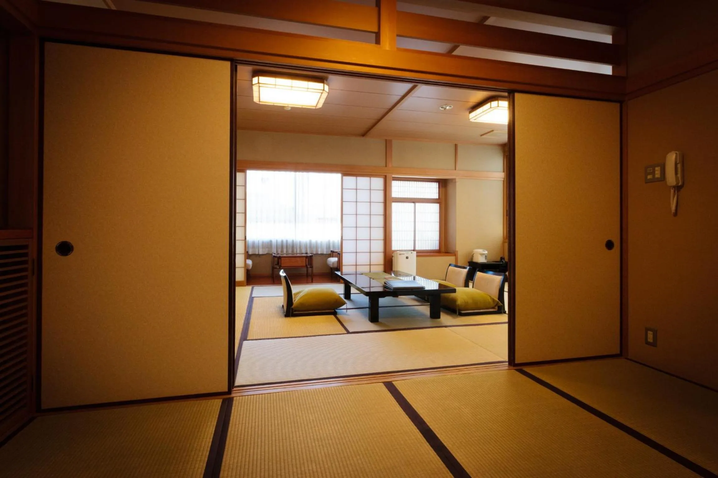 Photo of the whole room in Kyoto Ryokan Kinoe