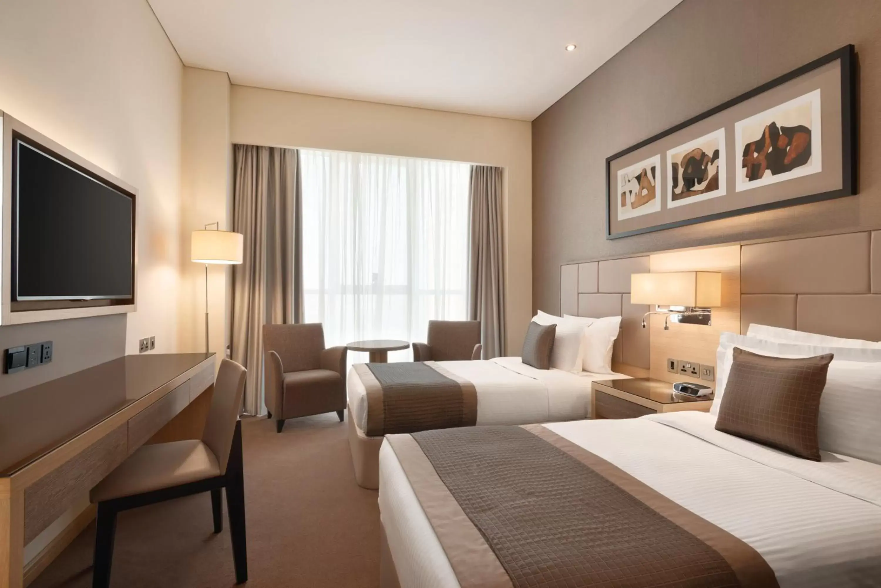 Bedroom in TRYP by Wyndham Abu Dhabi City Center