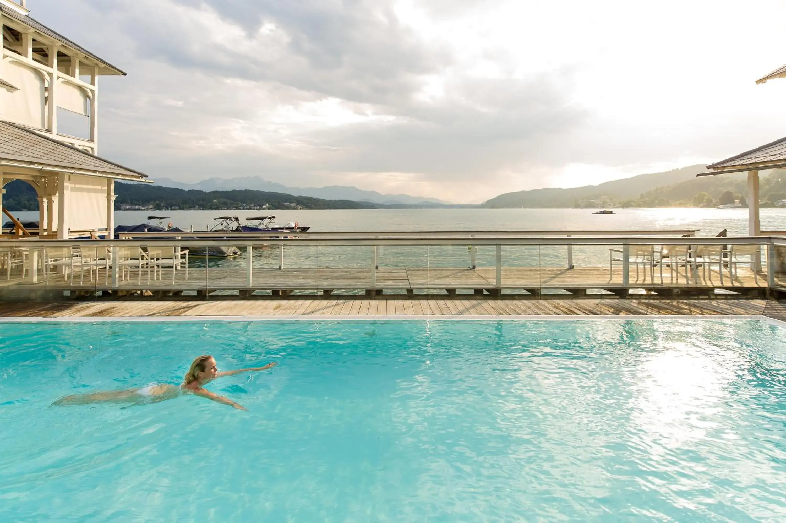 Spa and wellness centre/facilities, Swimming Pool in Werzer's Hotel Resort Pörtschach