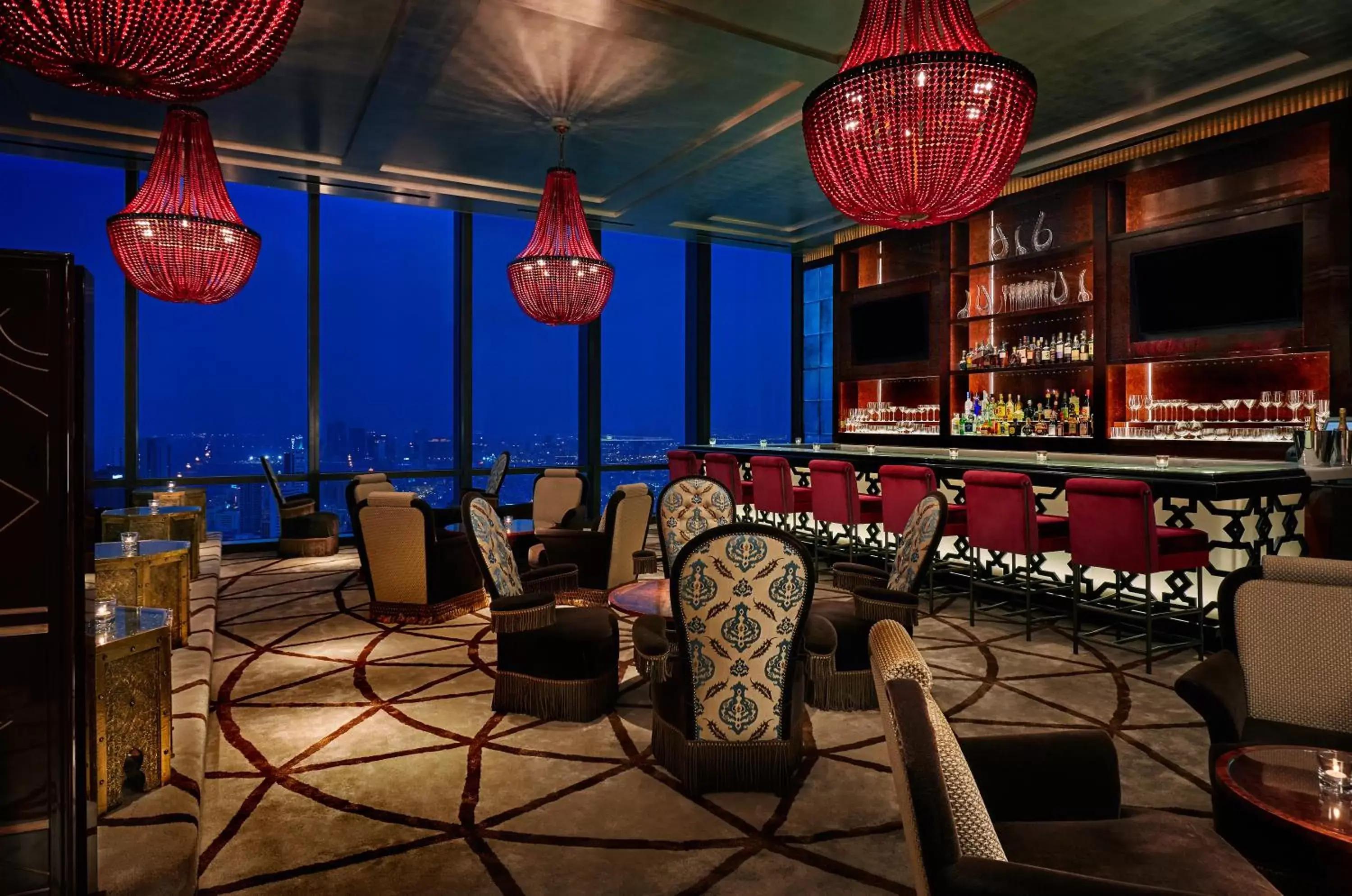 Lounge or bar, Restaurant/Places to Eat in Four Seasons Hotel Bahrain Bay