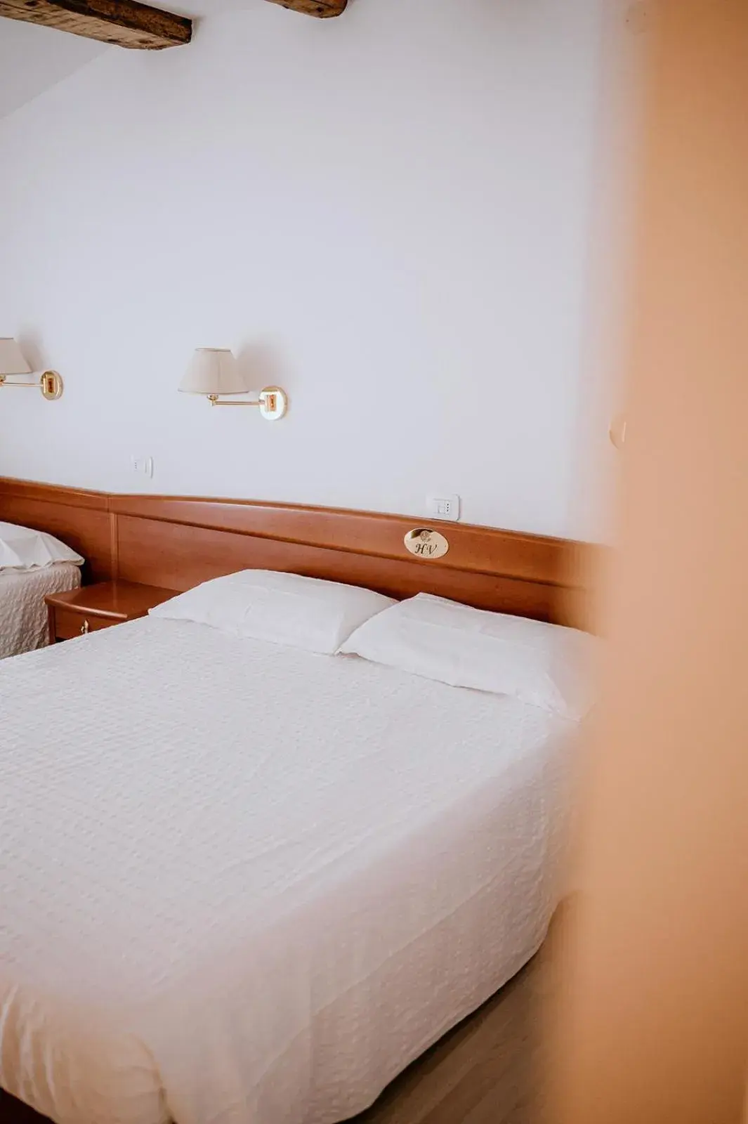Bed in Hotel Venezia