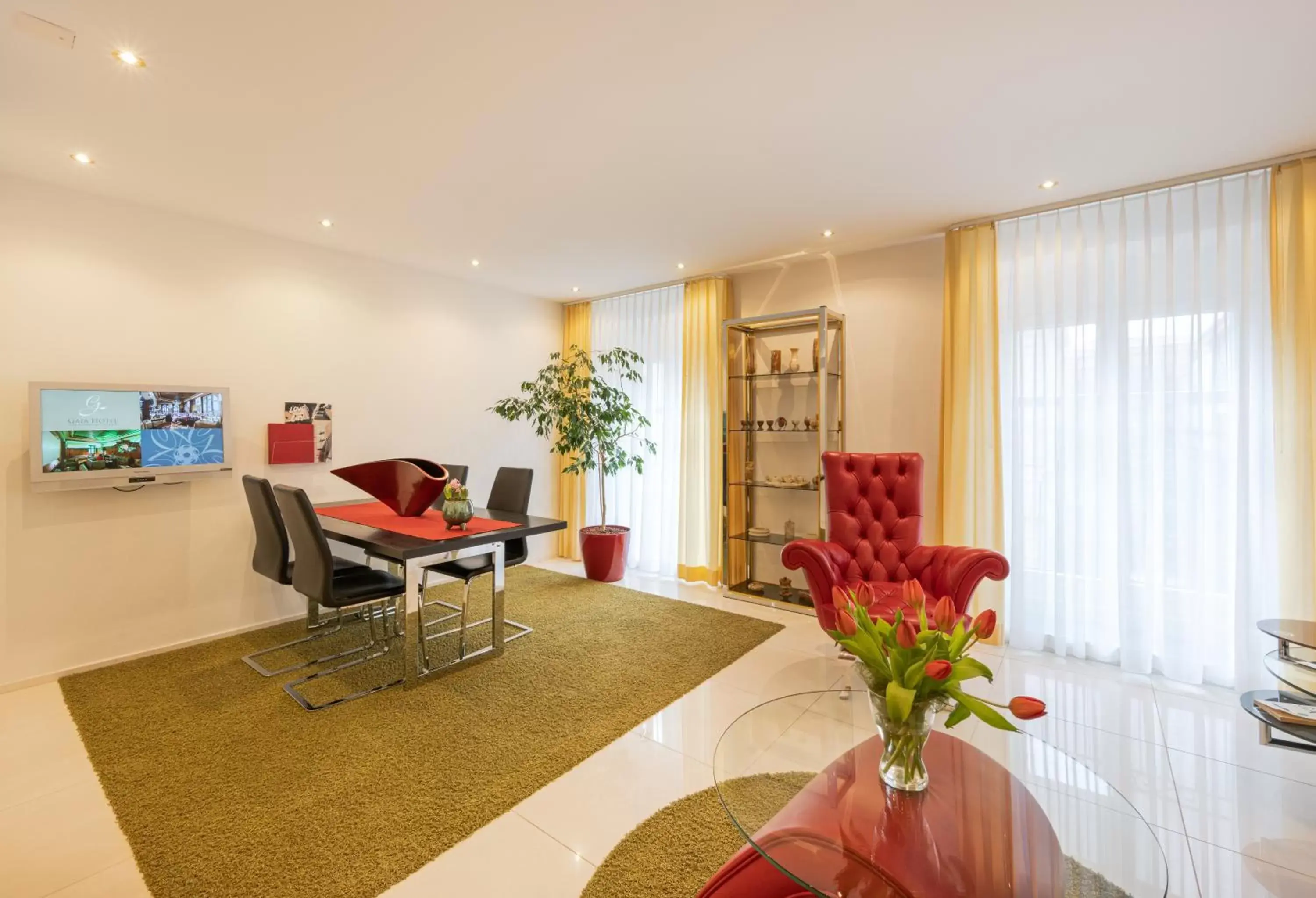 Living room in GAIA Hotel Basel - the sustainable 4 star hotel