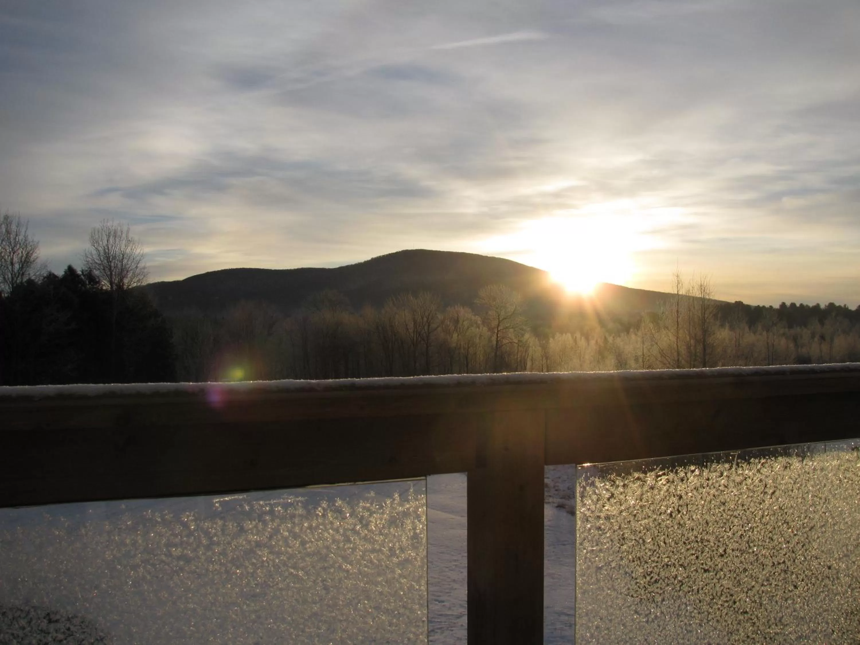 Mountain view in Gî'Temps couette et café B&B