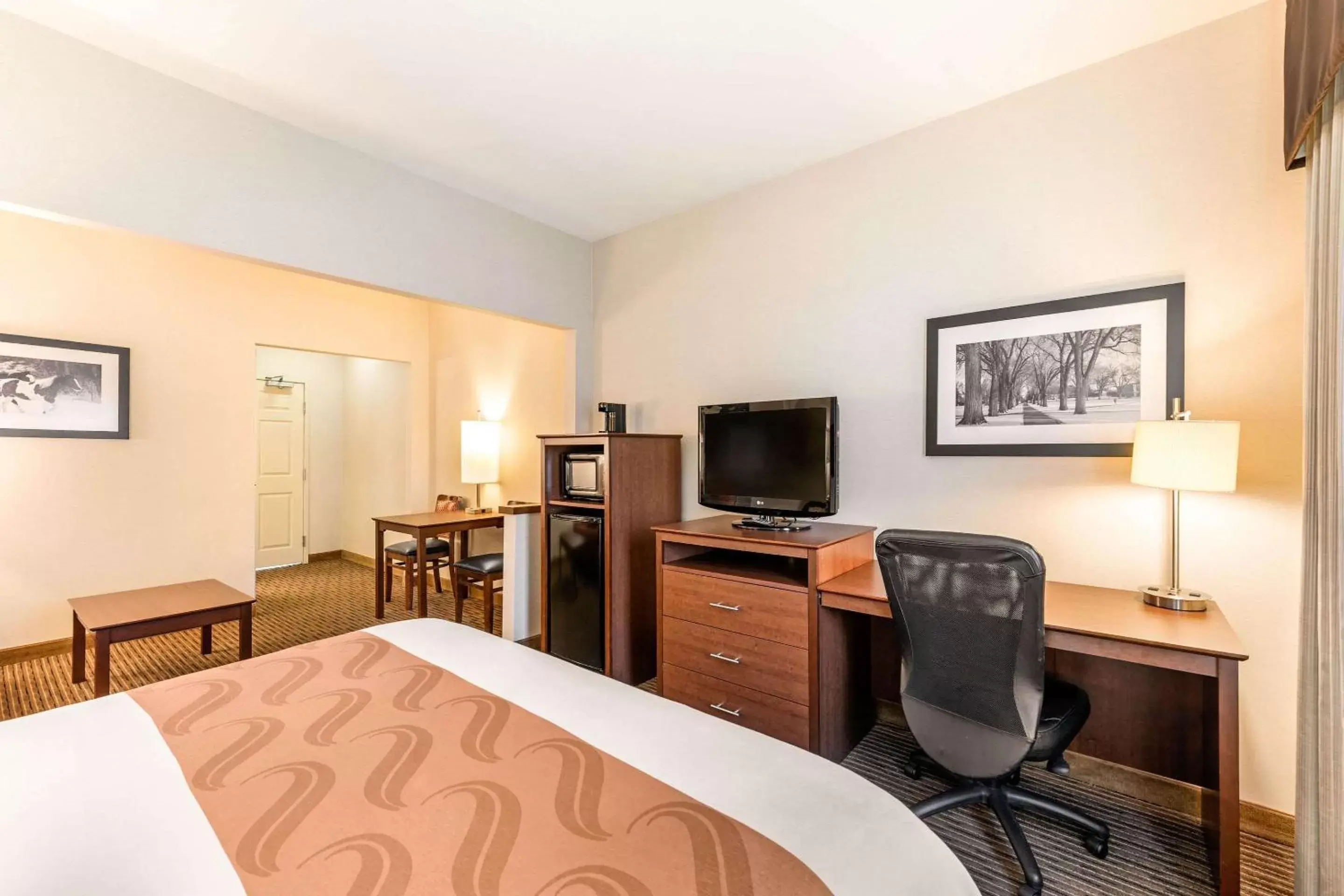 Photo of the whole room, TV/Entertainment Center in Quality Inn & Suites University Fort Collins