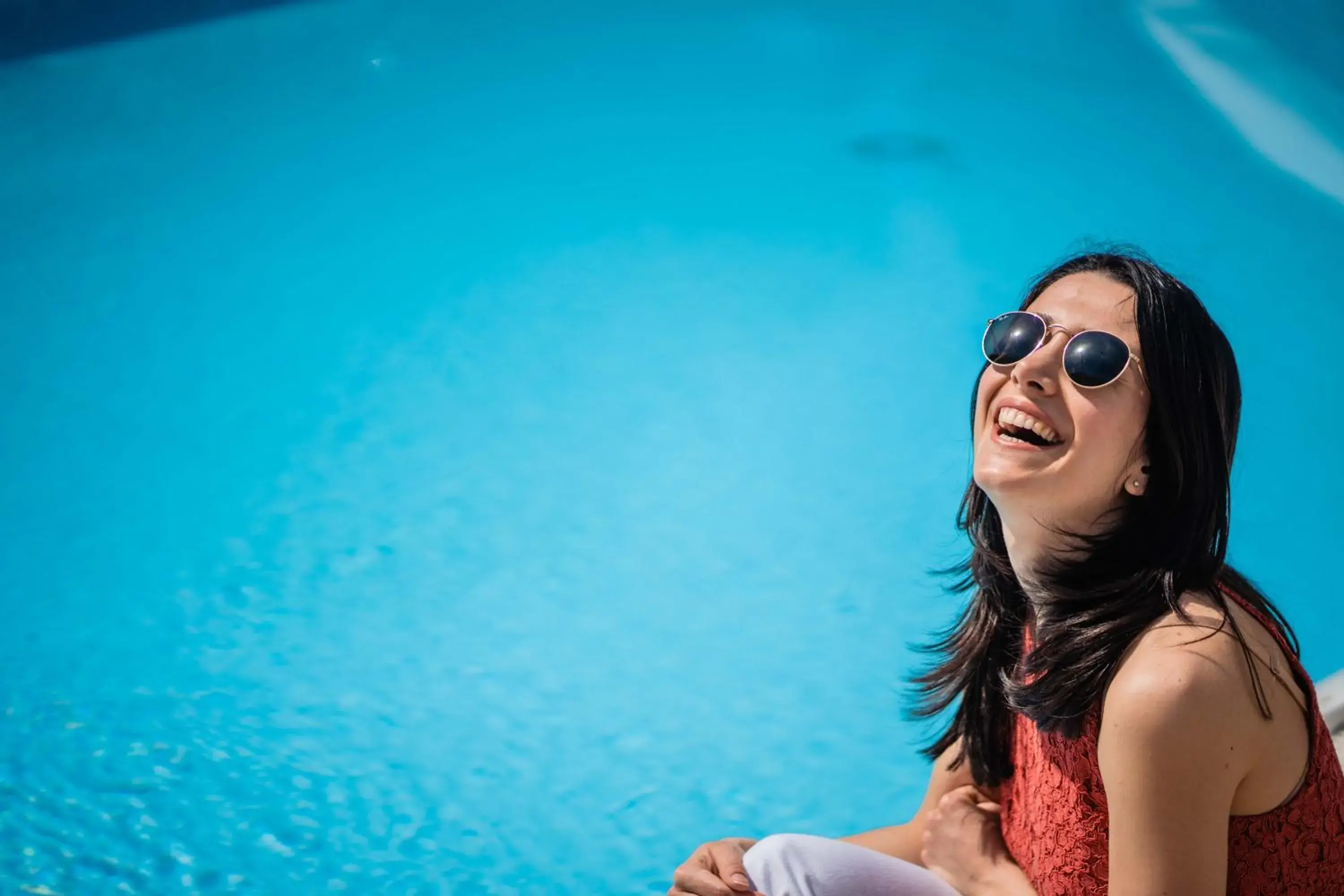 Swimming Pool in Hotel Calanca