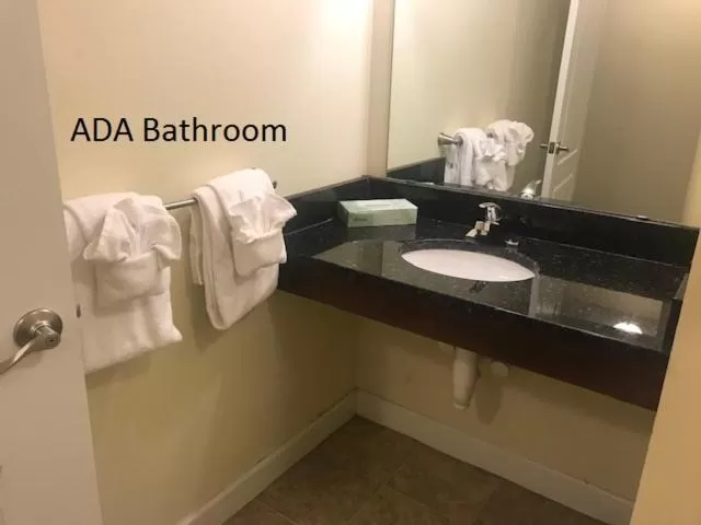 Bathroom in Affordable Suites - Fayetteville/Fort Bragg