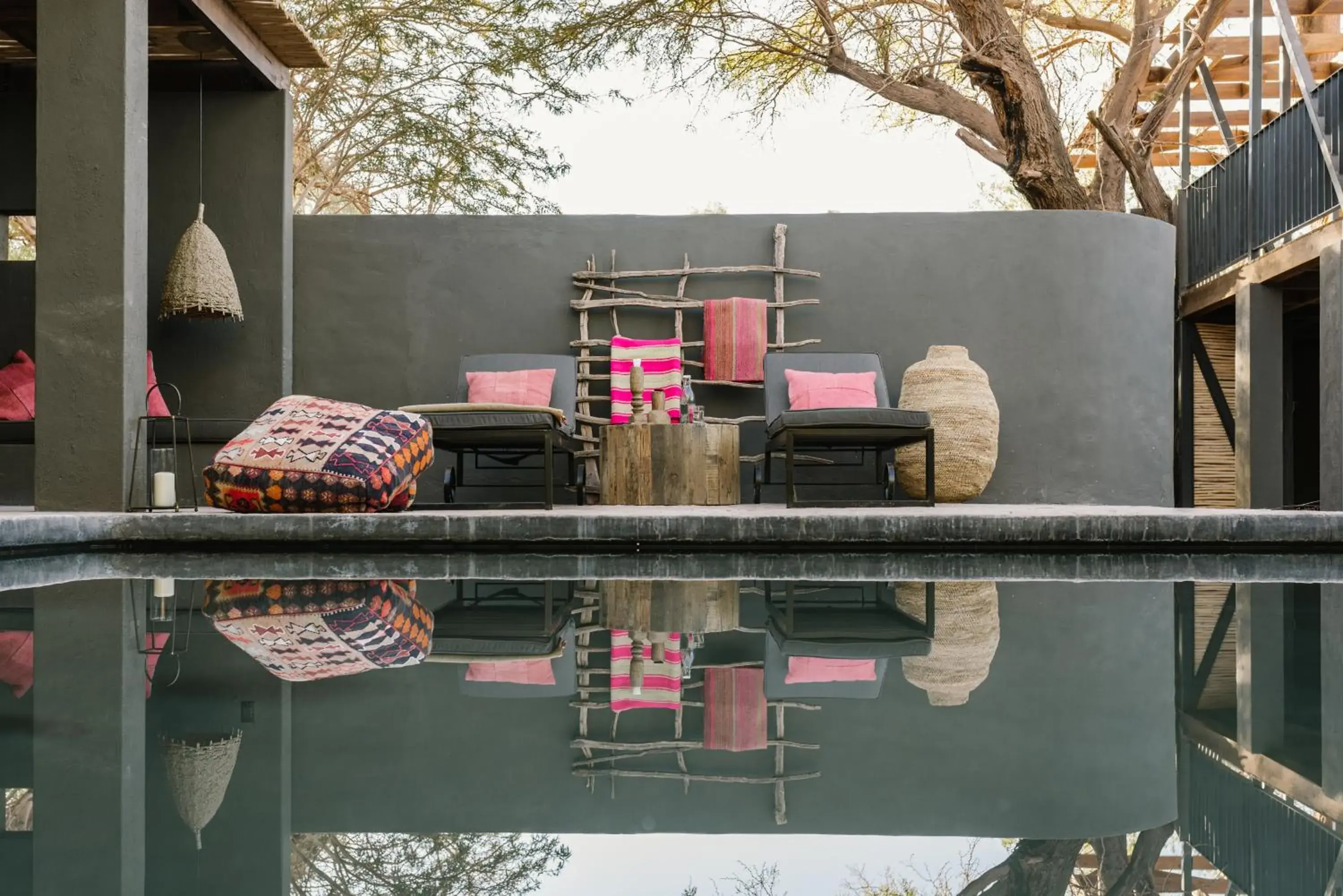 Pool view in Hotel Desertica