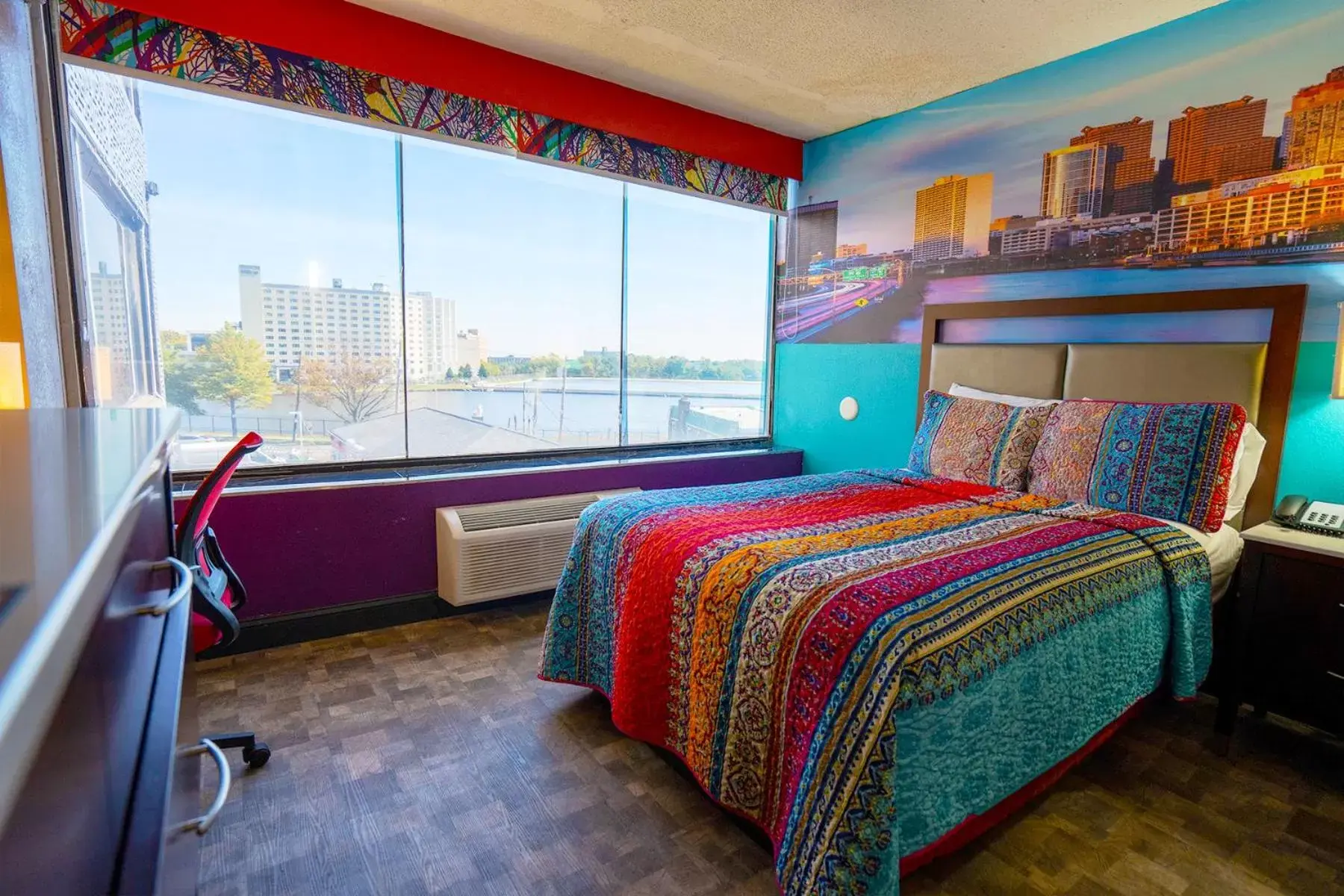 Bedroom in Philly Inn & Suites