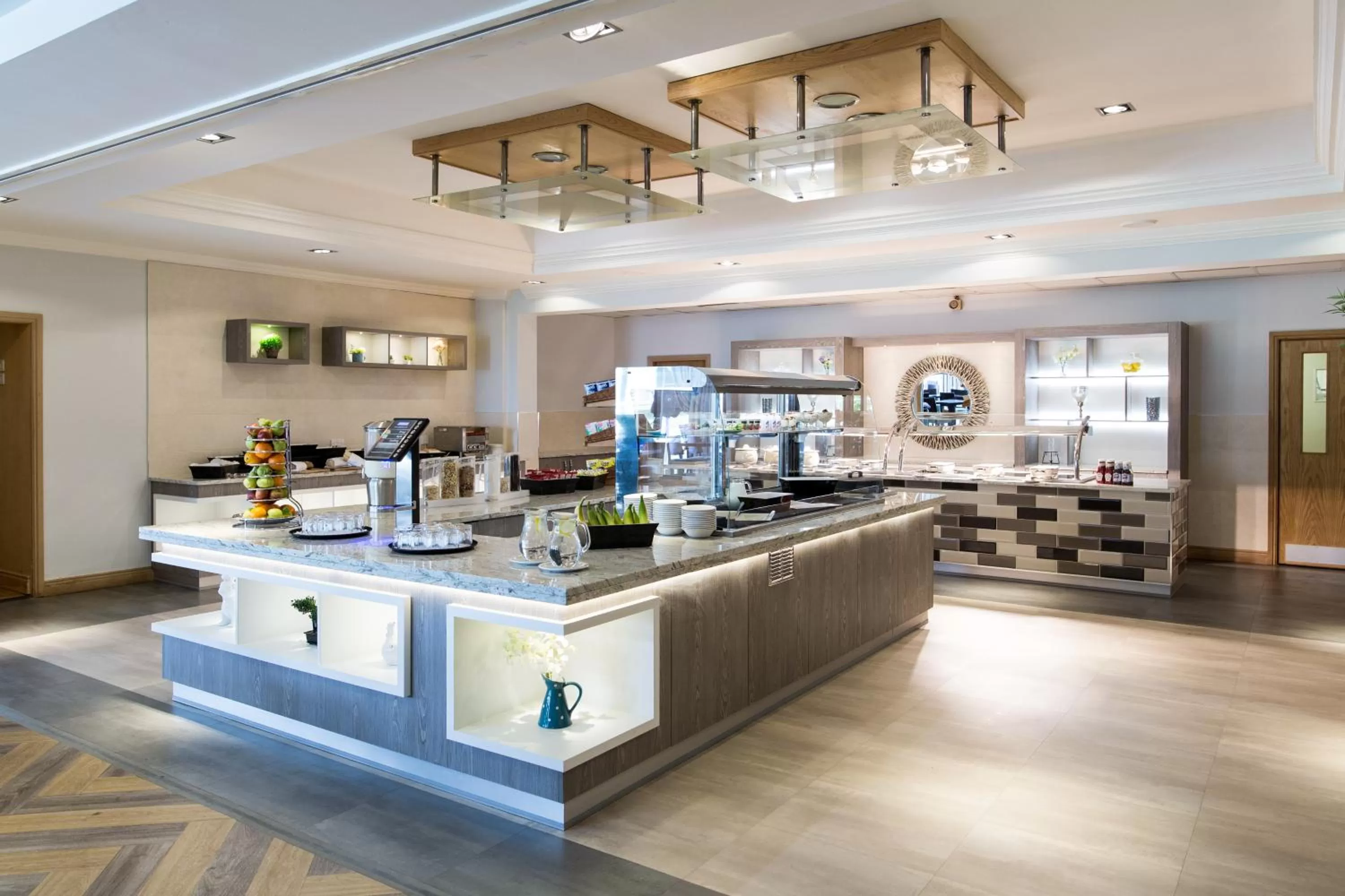 Buffet breakfast in Mercure Newcastle George Washington Hotel Golf & Spa