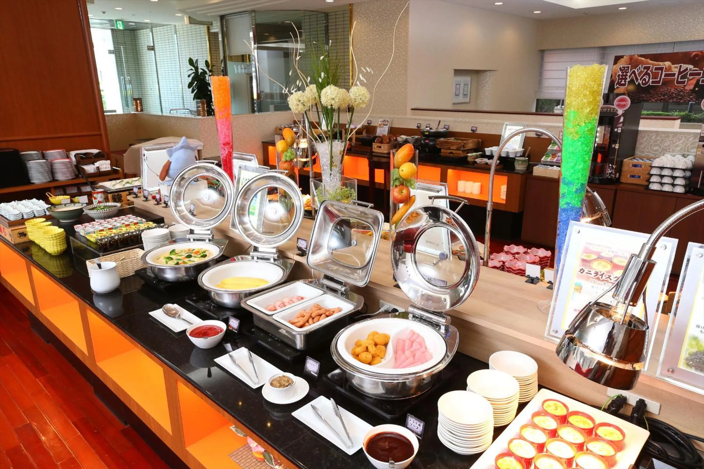 Buffet breakfast in Hotel Hokke Club Hakodate