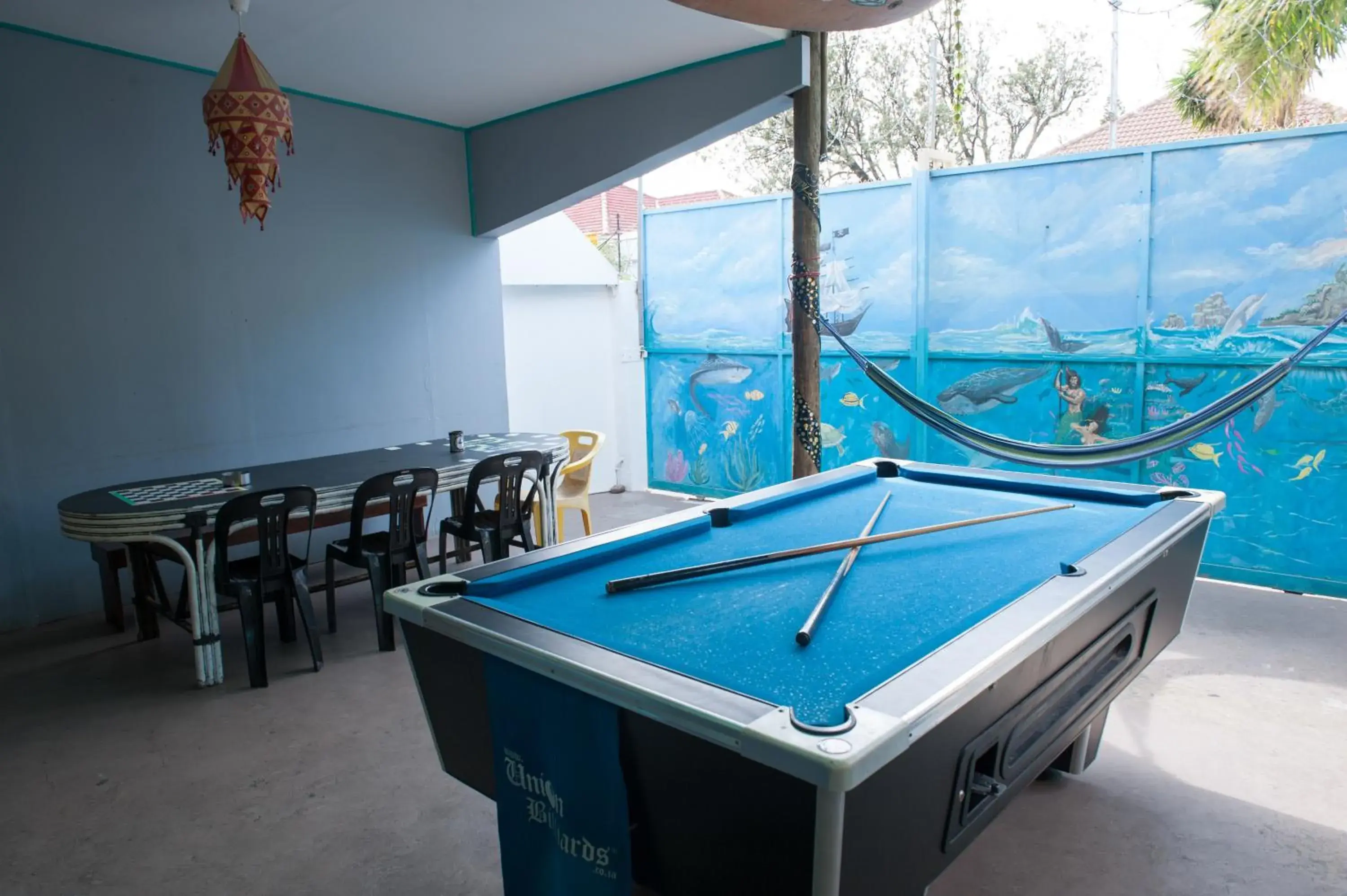 Property building, Billiards in Big Blue Backpackers