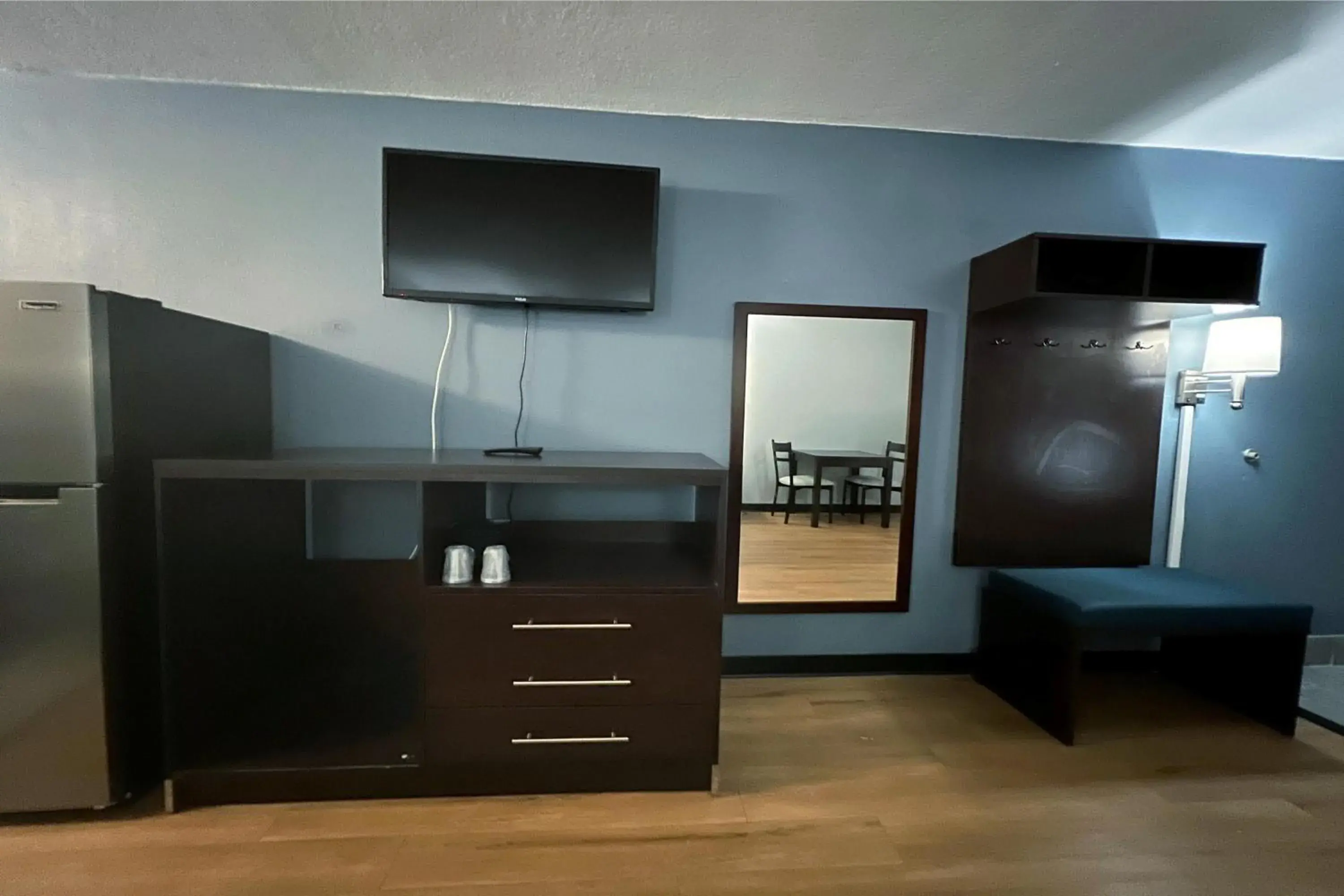 Bedroom in HomeTowne Studios By Red Roof Augusta Bedroom in HomeTowne Studios By Red Roof Augusta
