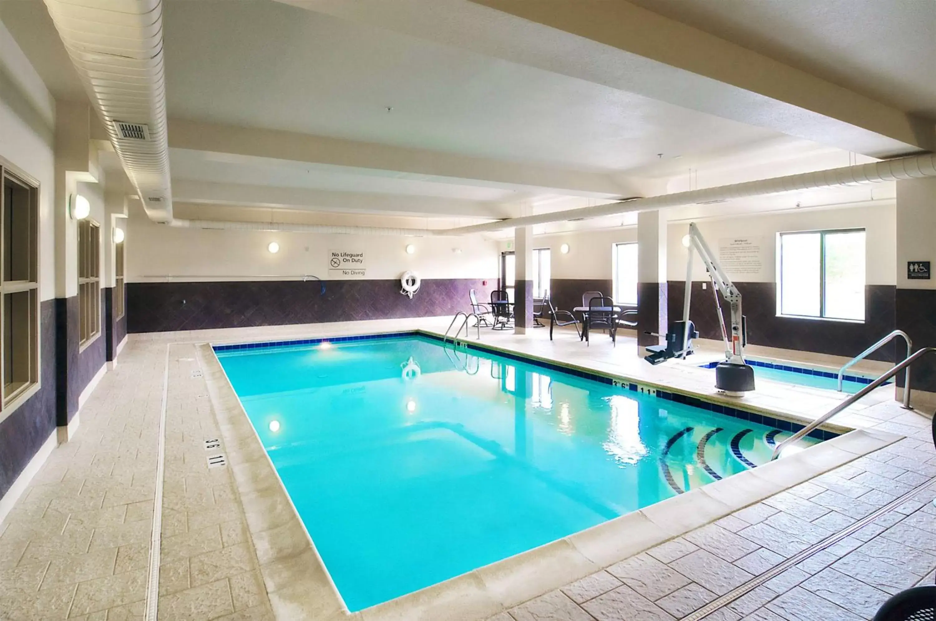 Pool view, Swimming Pool in Hampton Inn Laramie