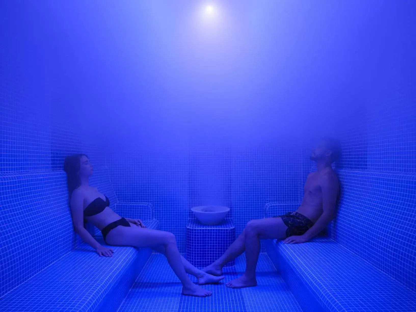 Steam room, Guests in Elysium Green Suites