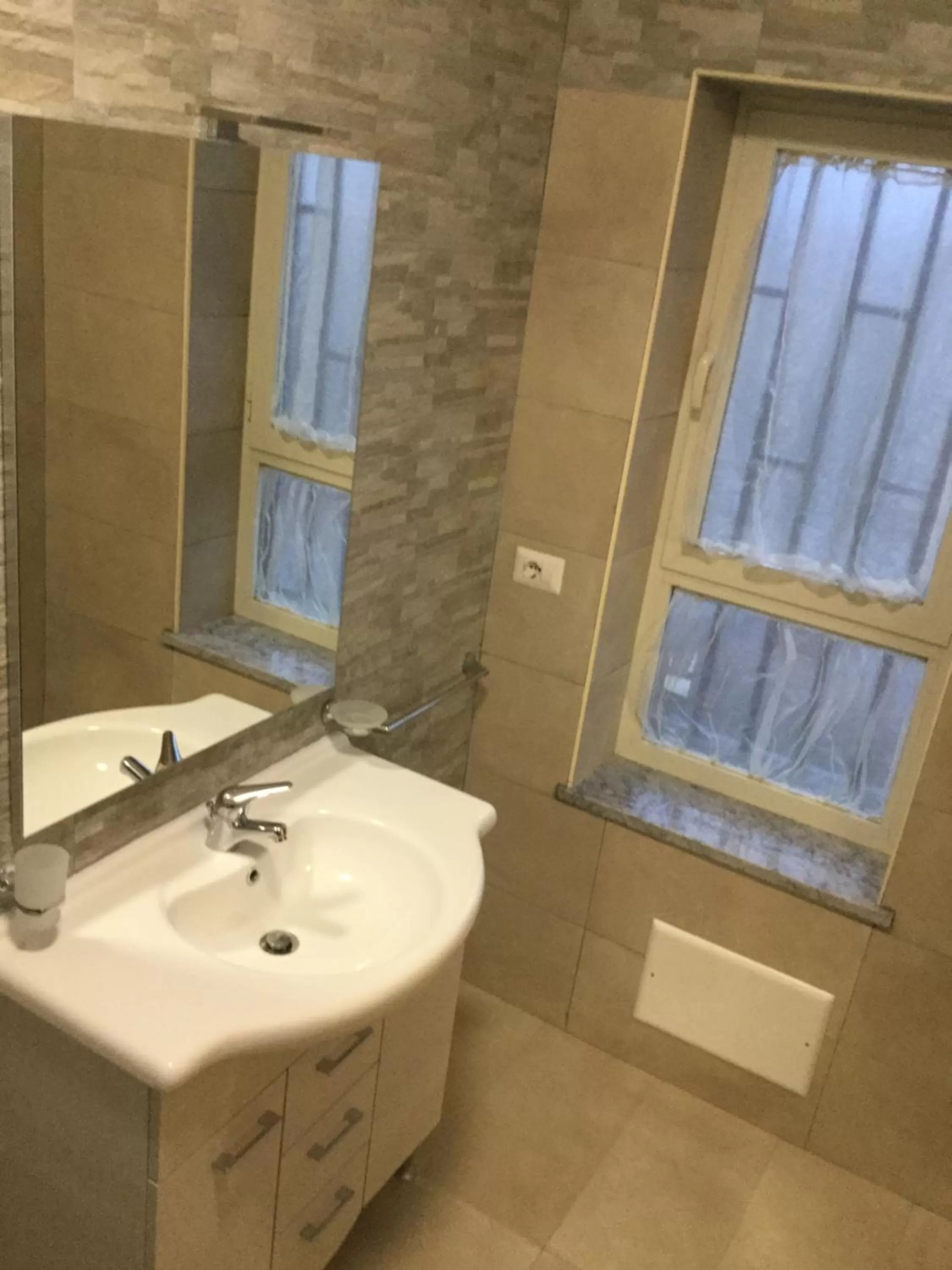 Bathroom in Maria's home