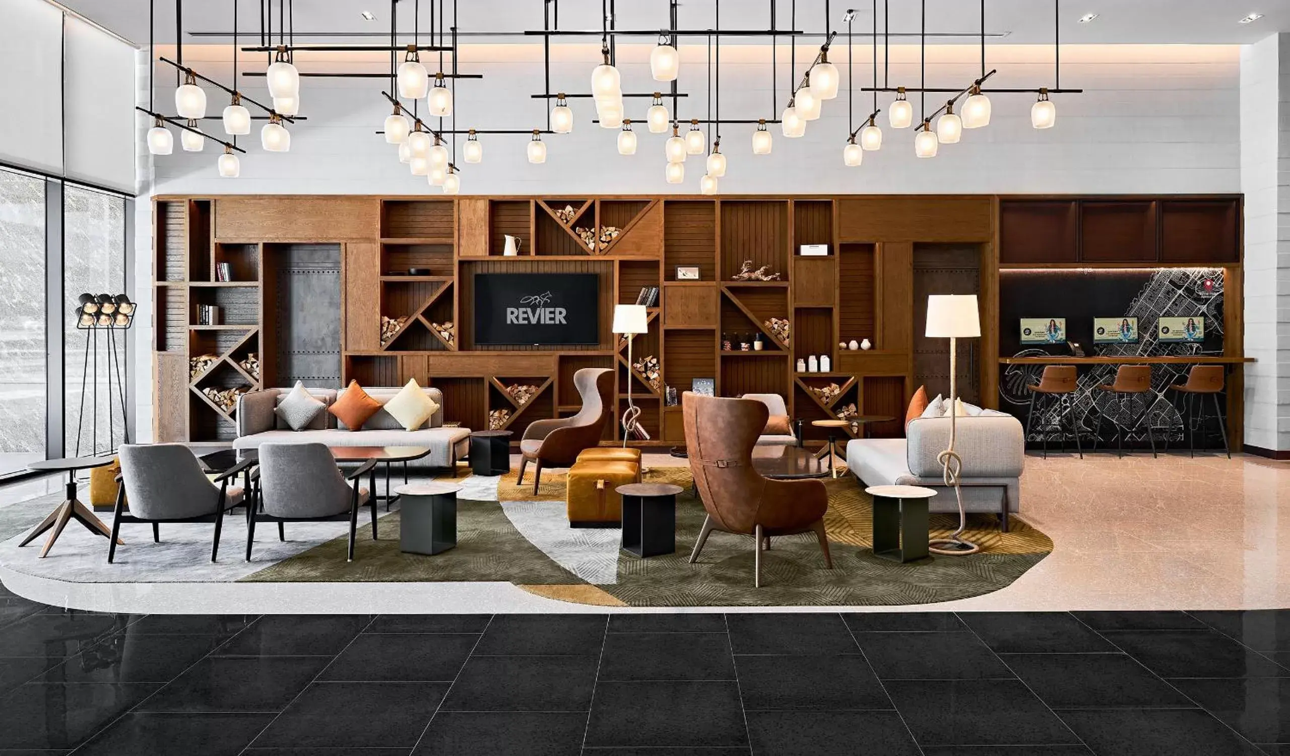 Lobby or reception in Revier Hotel - Dubai Lobby or reception in Revier Hotel - Dubai
