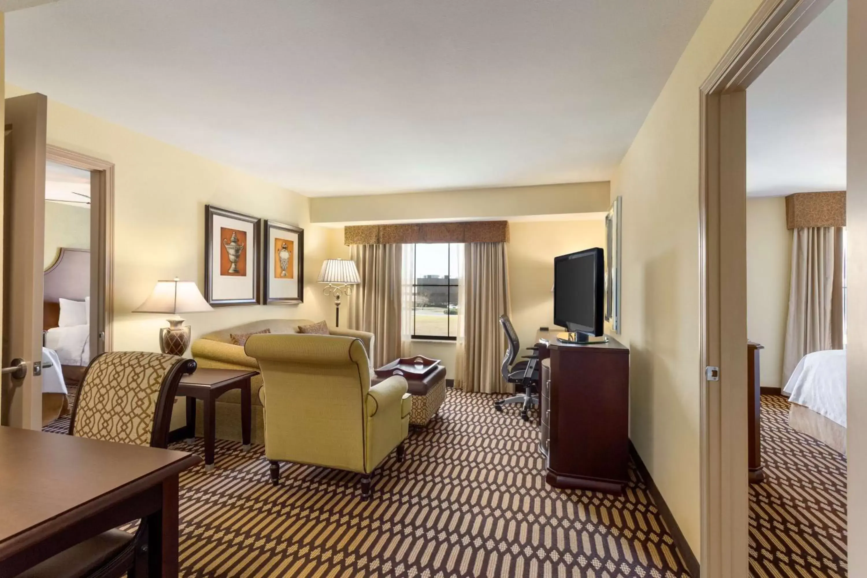 Living room, Seating Area in Homewood Suites Lafayette-Airport