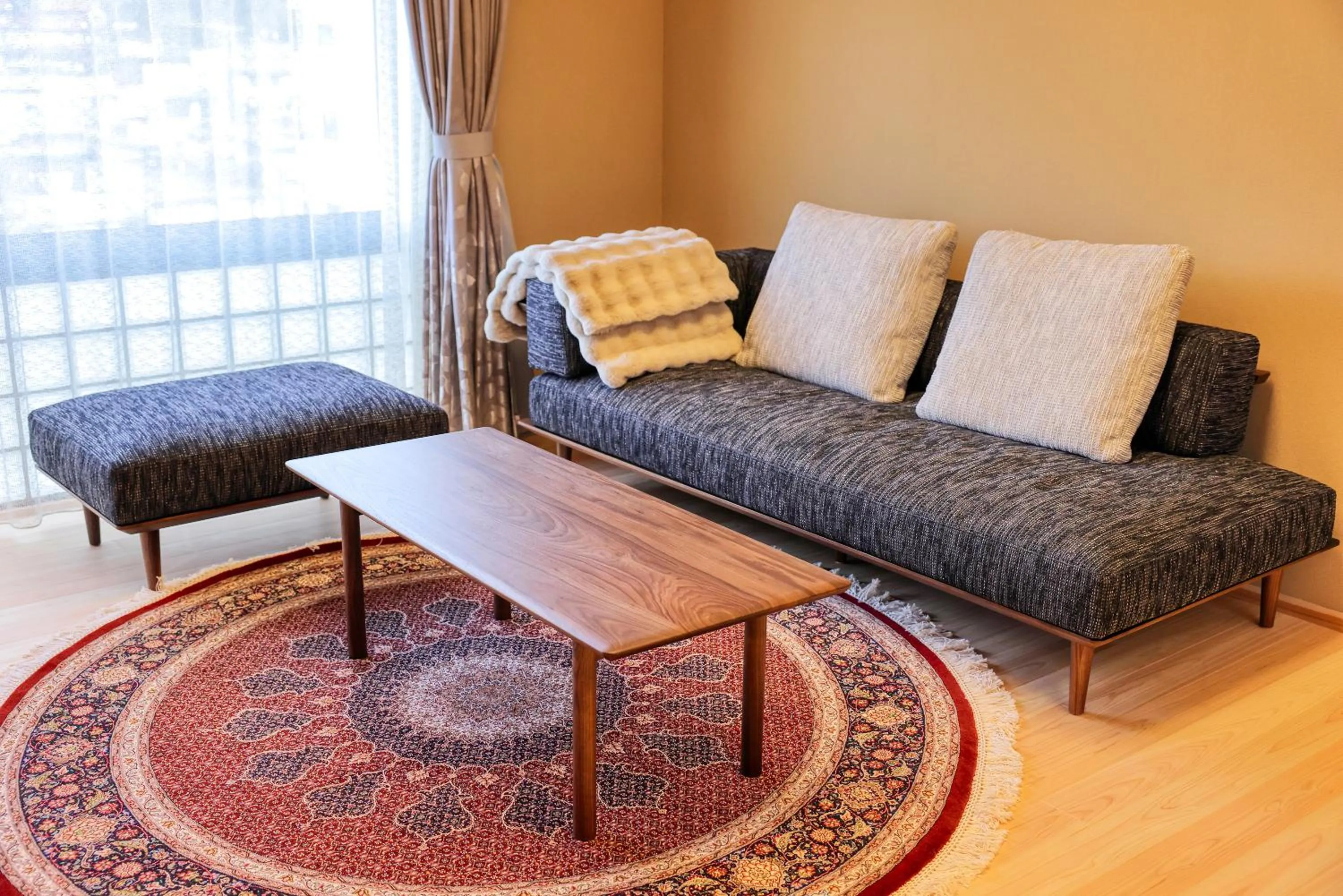 Living room in Honjin Hiranoya Kachoan