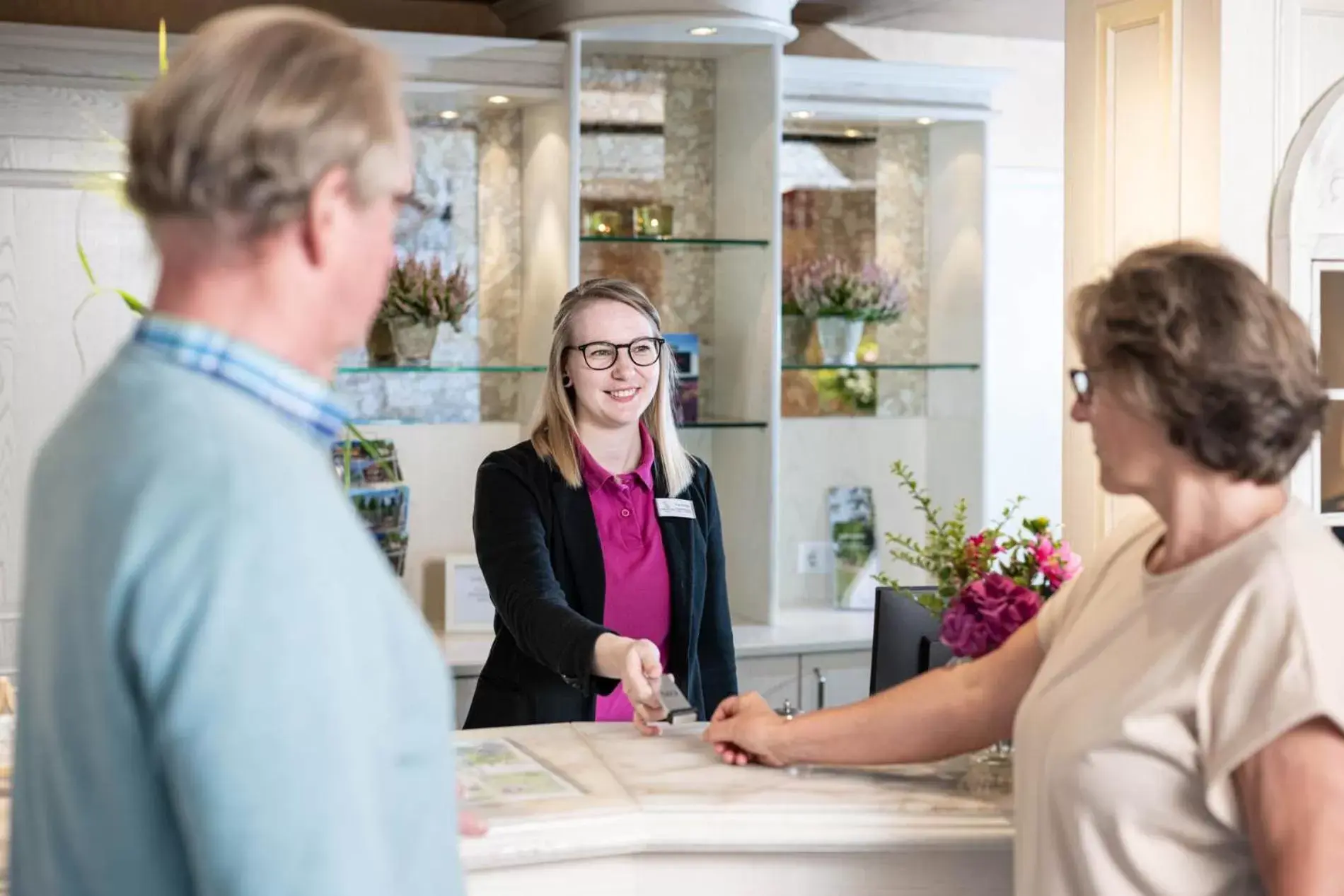 Lobby or reception in Hotel Ilmenautal inklusive THERMEplus