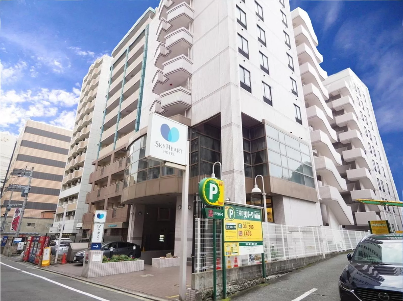 Property building in Sky Heart Hotel Hakata