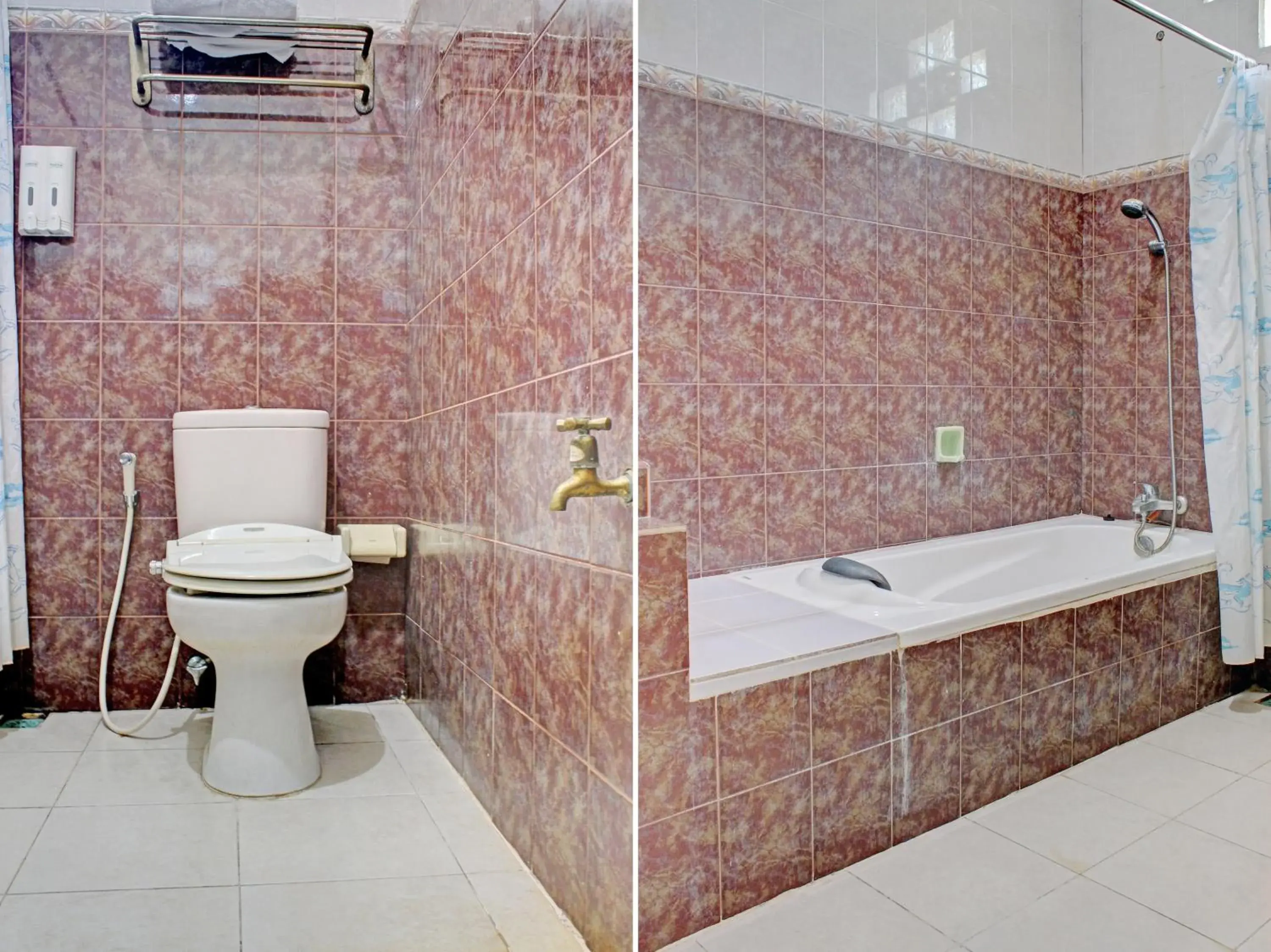 Bathroom in Capital O 90417 Hotel Batu Suli Internasional