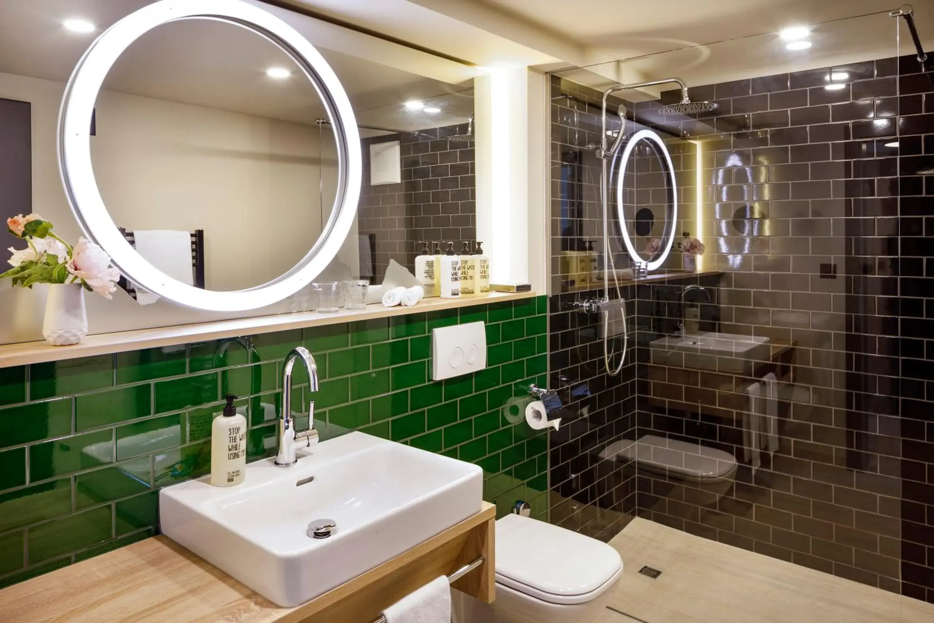 Bathroom in Hotel Hirschen Wildhaus