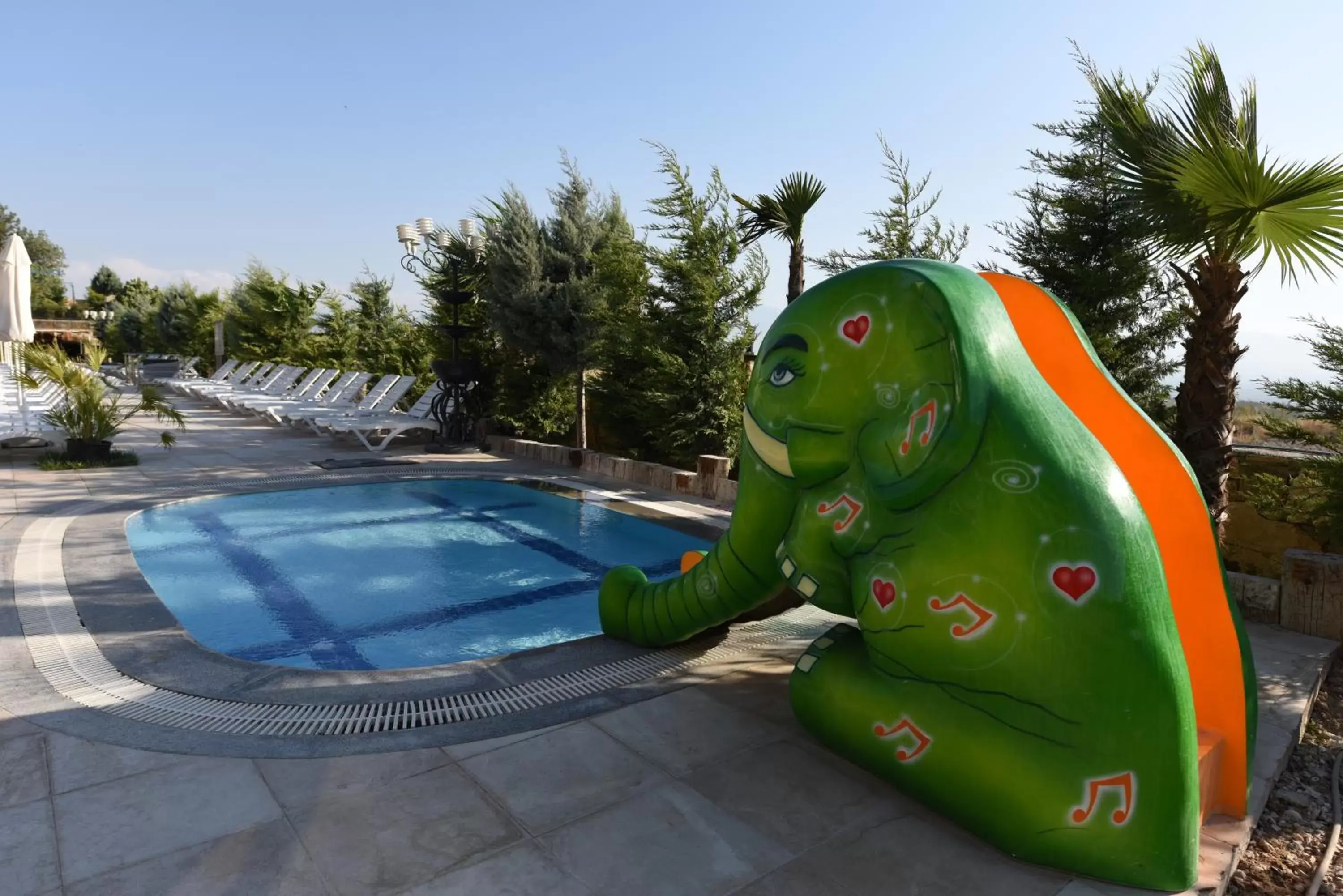 Children play ground, Swimming Pool in Hierapark Thermal & SPA Hotel