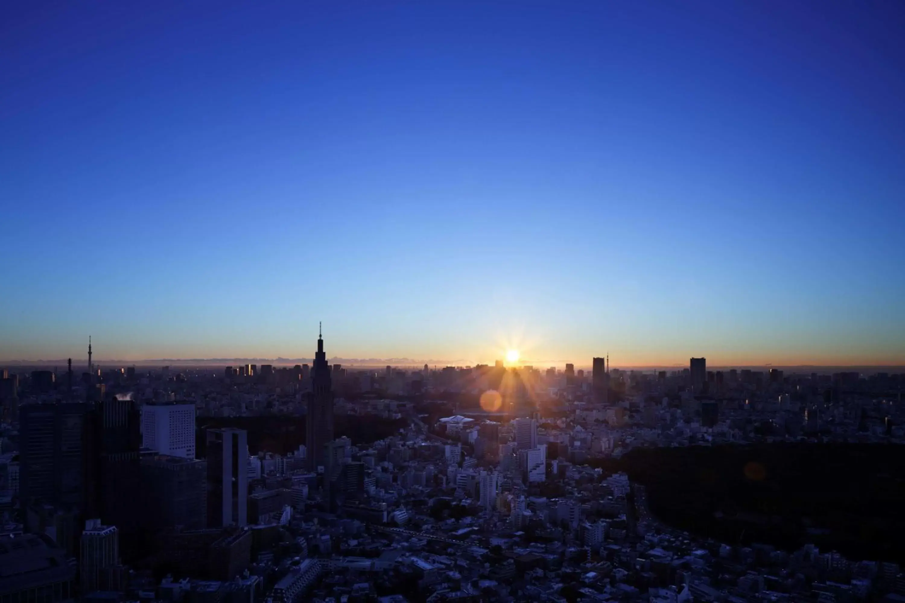 City view, Sunrise/Sunset in Park Hyatt Tokyo