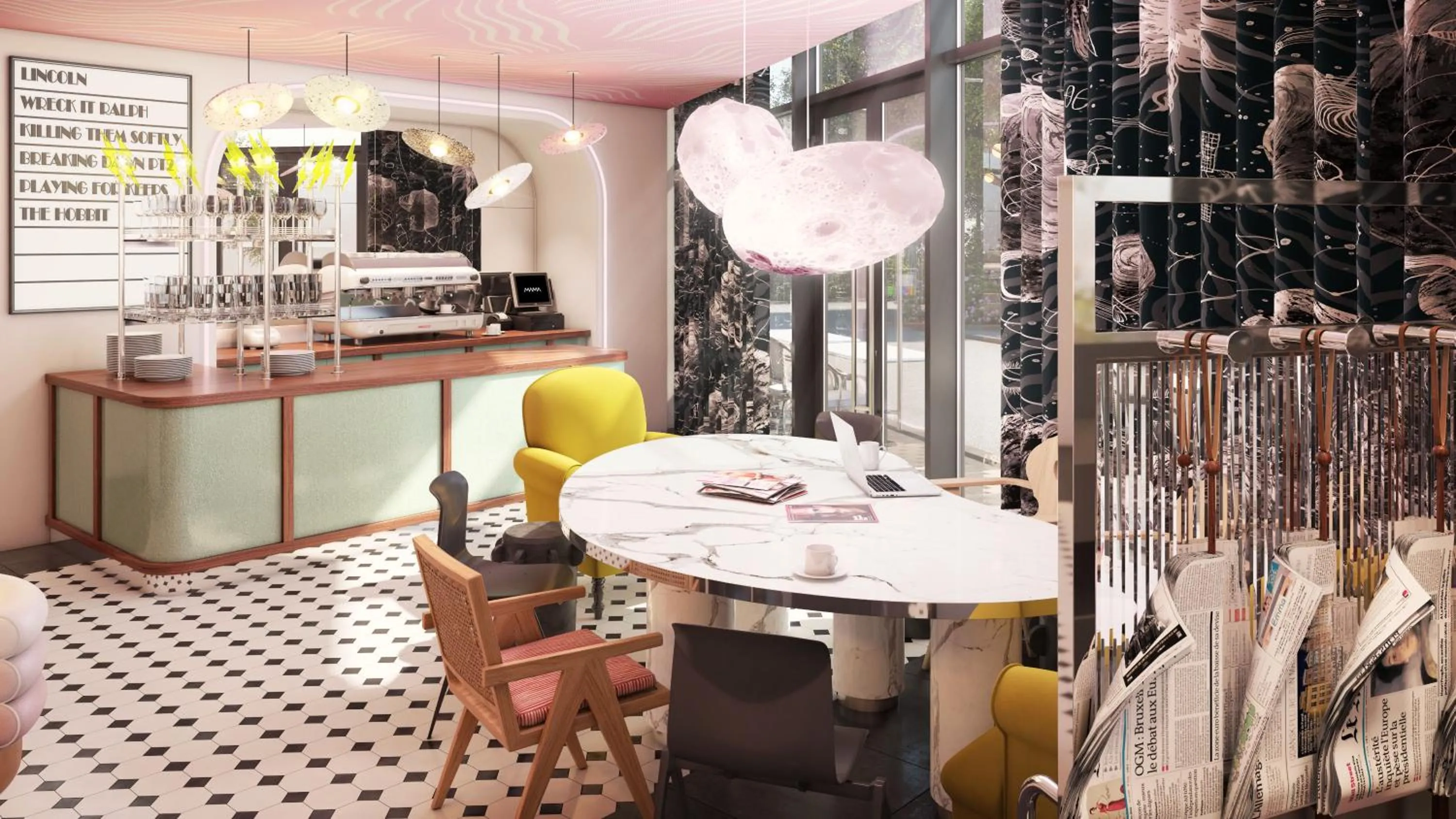 Restaurant/places to eat in Mama Shelter Paris La Défense