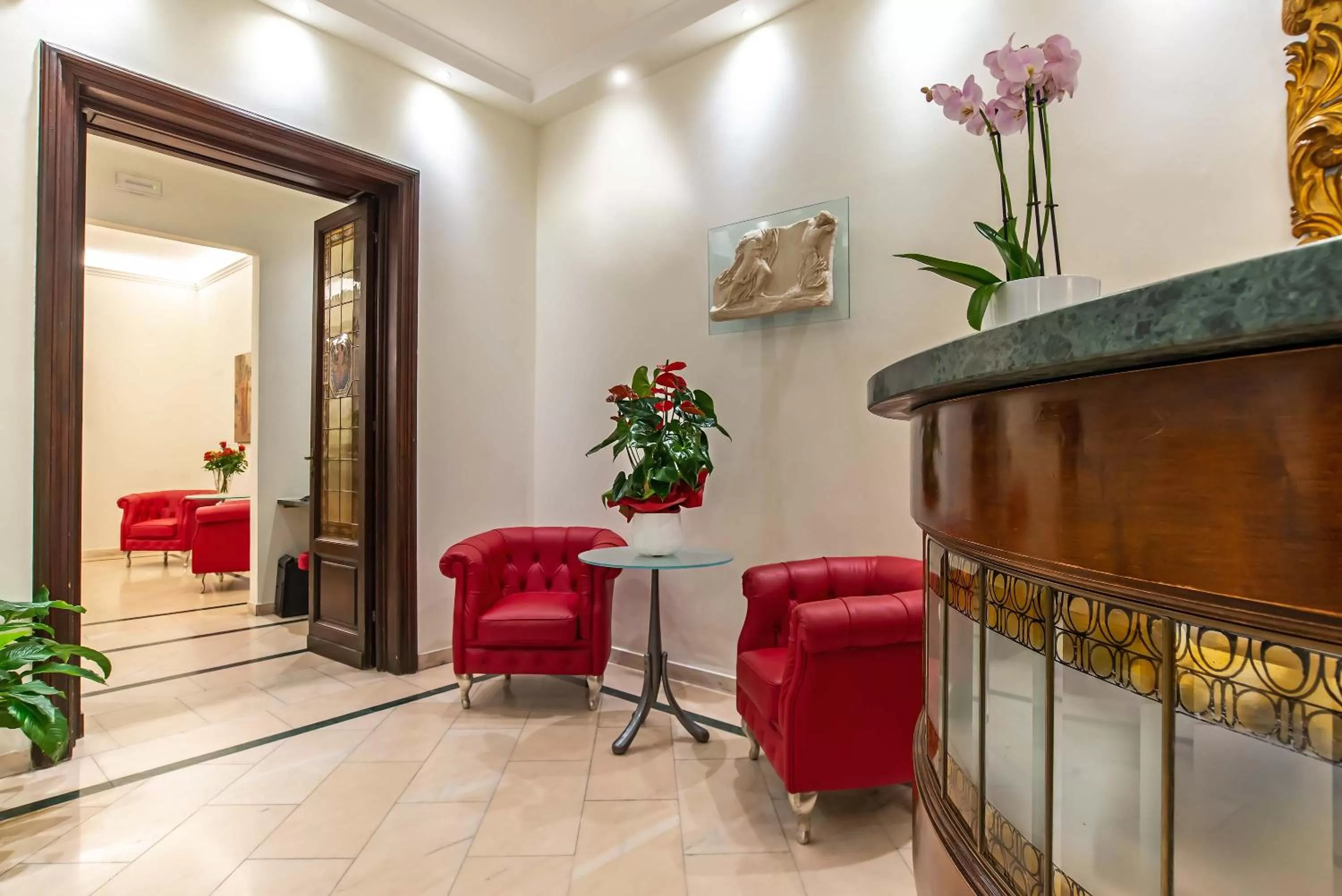 Lobby or reception in Hotel Accademia