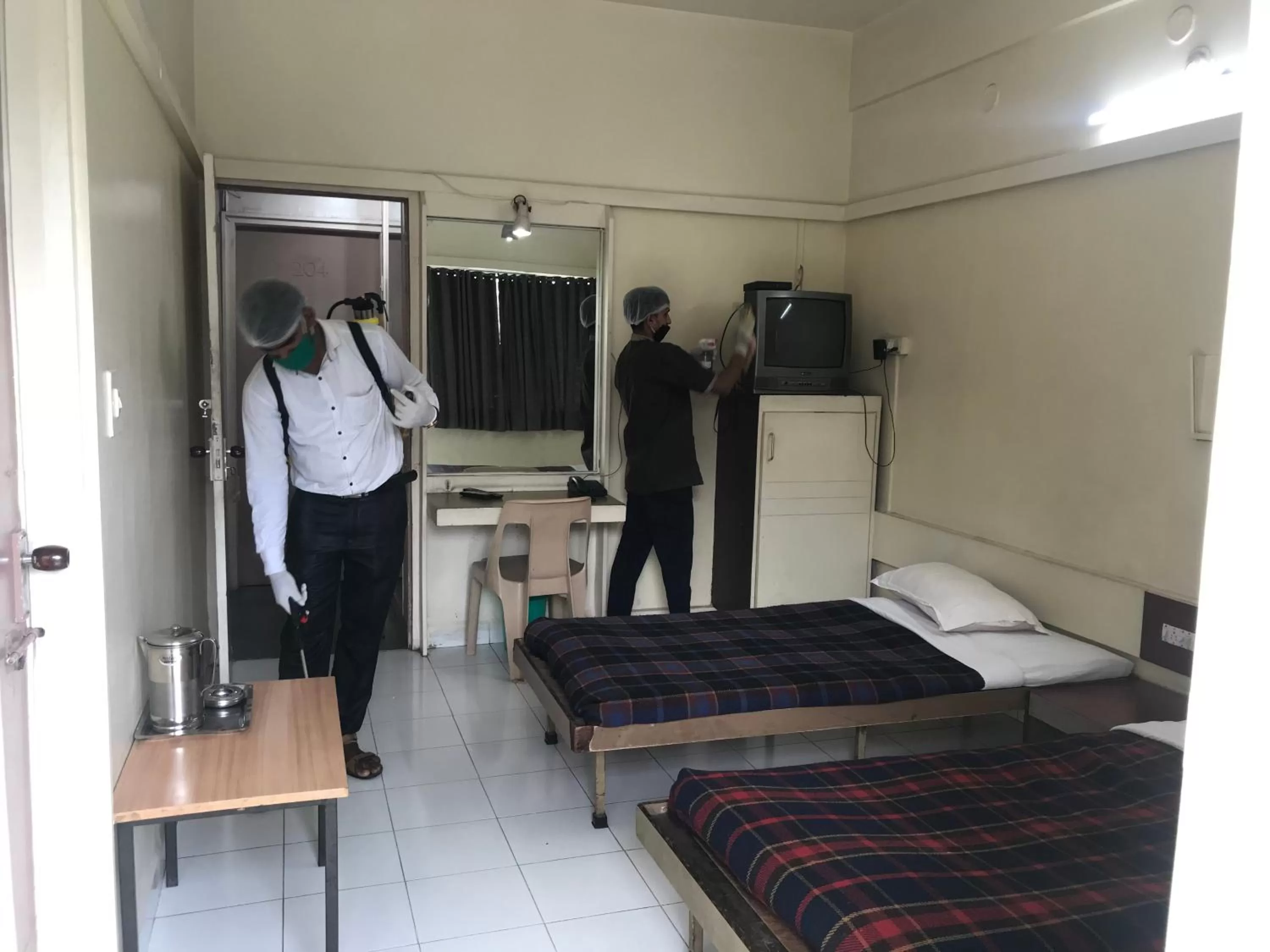 Bed in Maurya Residency