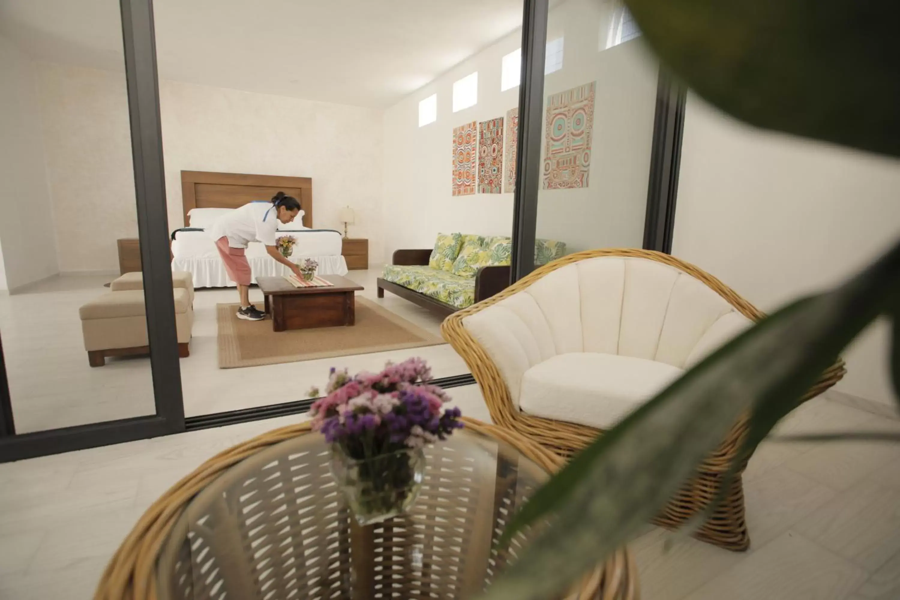 Living room, Seating Area in Hotel La Casa de los Árboles Immersive Experience