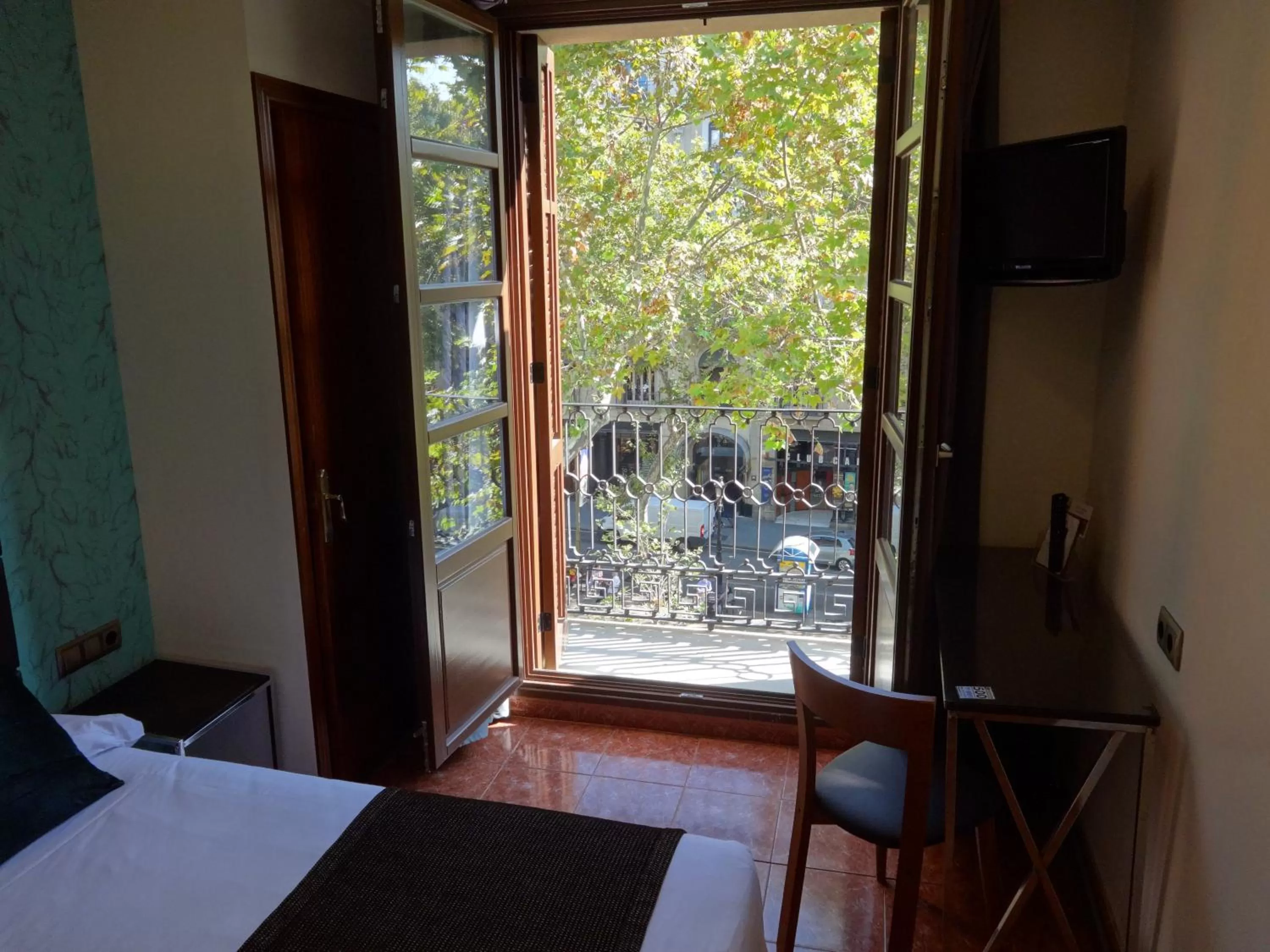 Bed in Hotel Lloret Ramblas