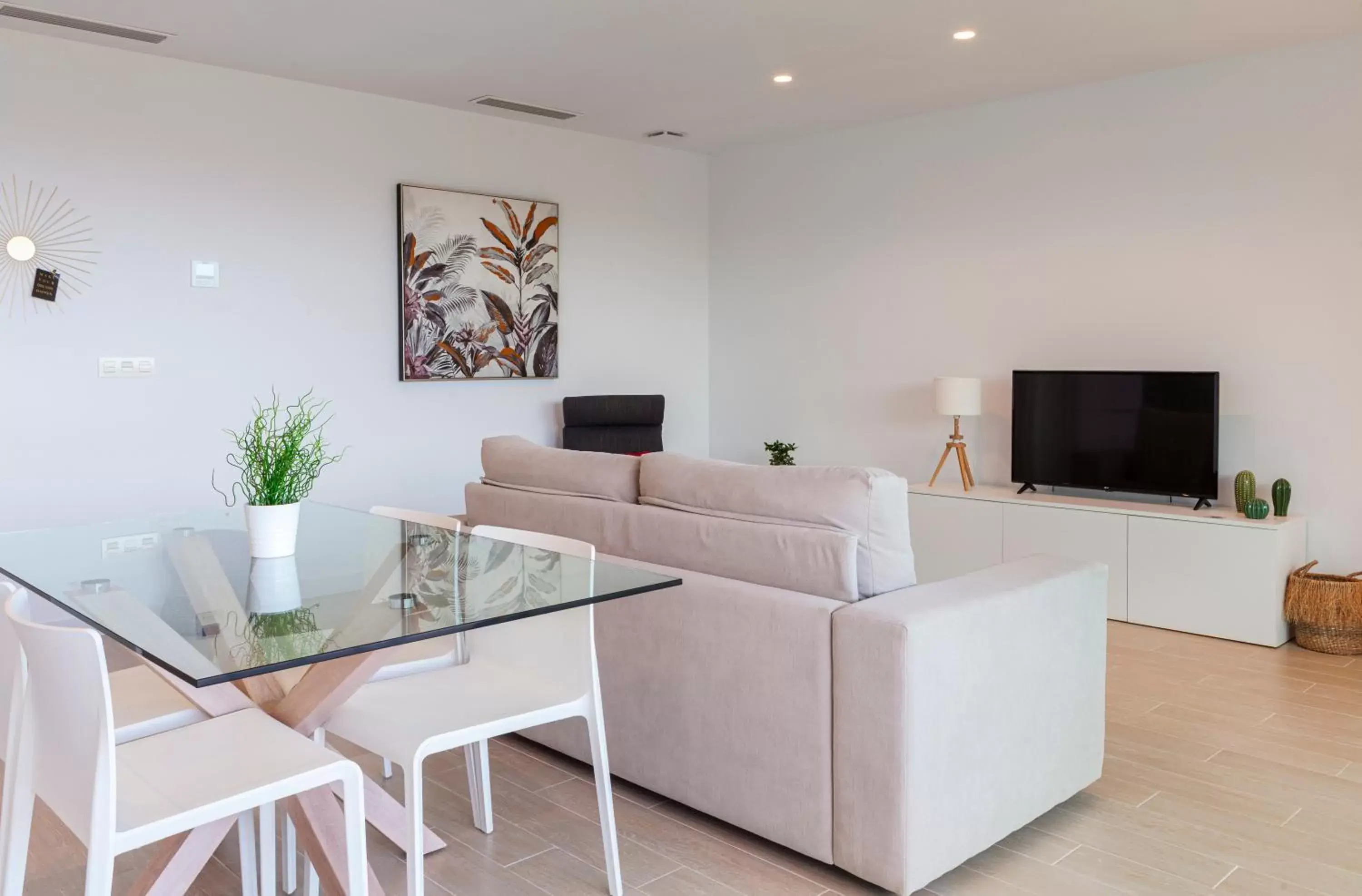 Seating Area in Blue Line Apartment Hotel