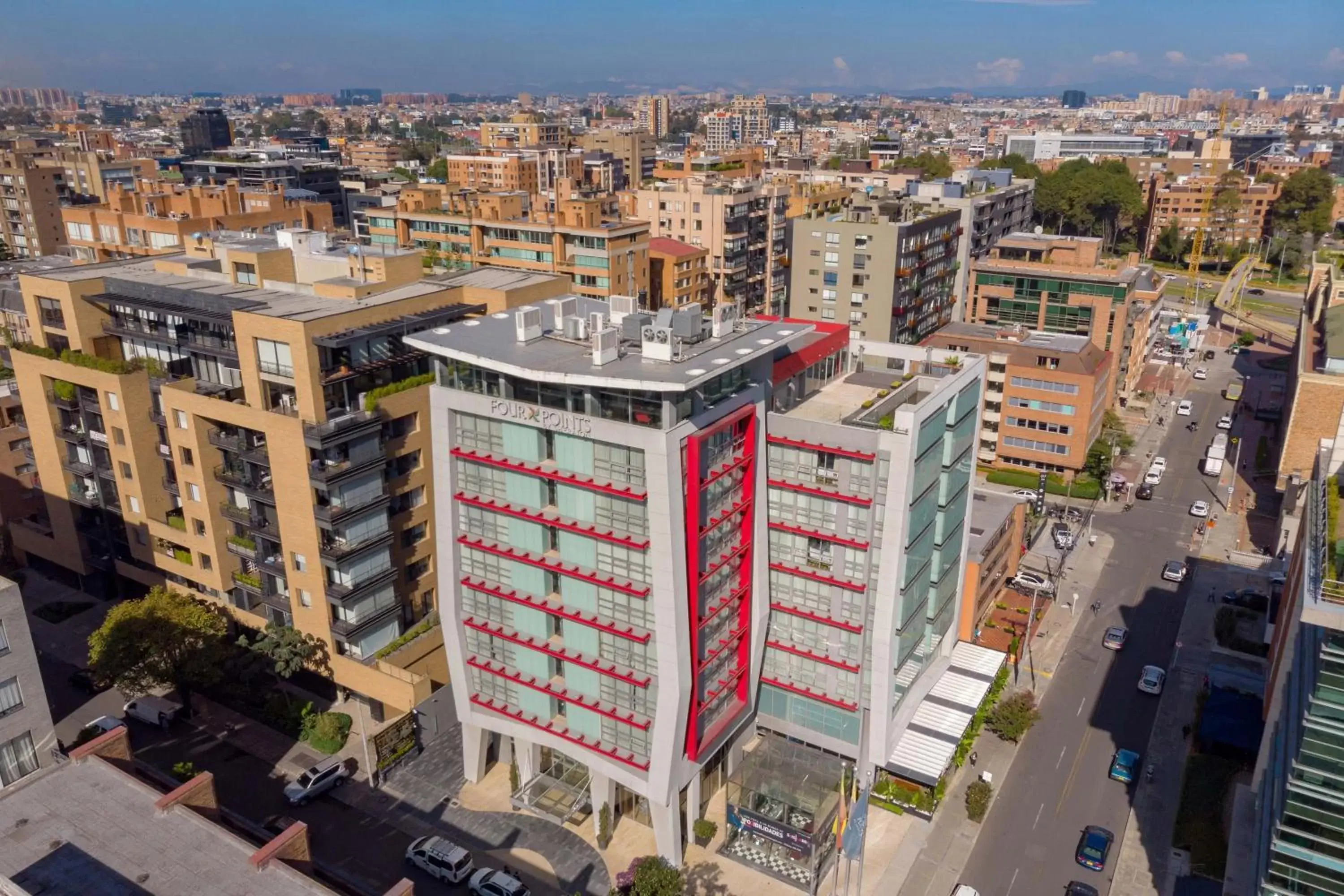 Property building, Bird's-eye View in Four Points By Sheraton Bogota