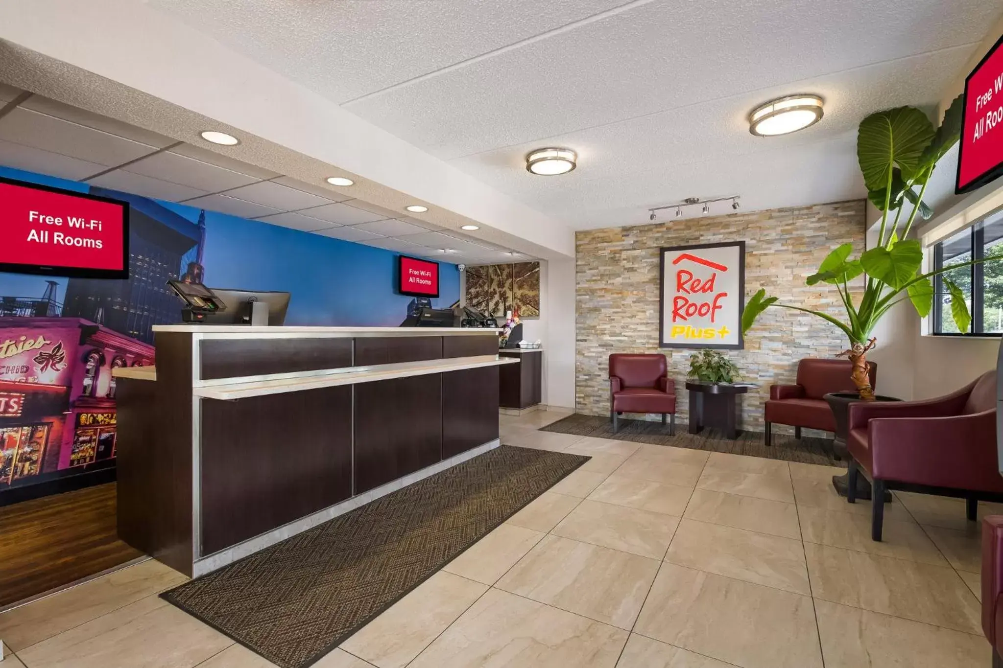 Lobby or reception, Lobby/Reception in Red Roof Inn PLUS+ Nashville Airport