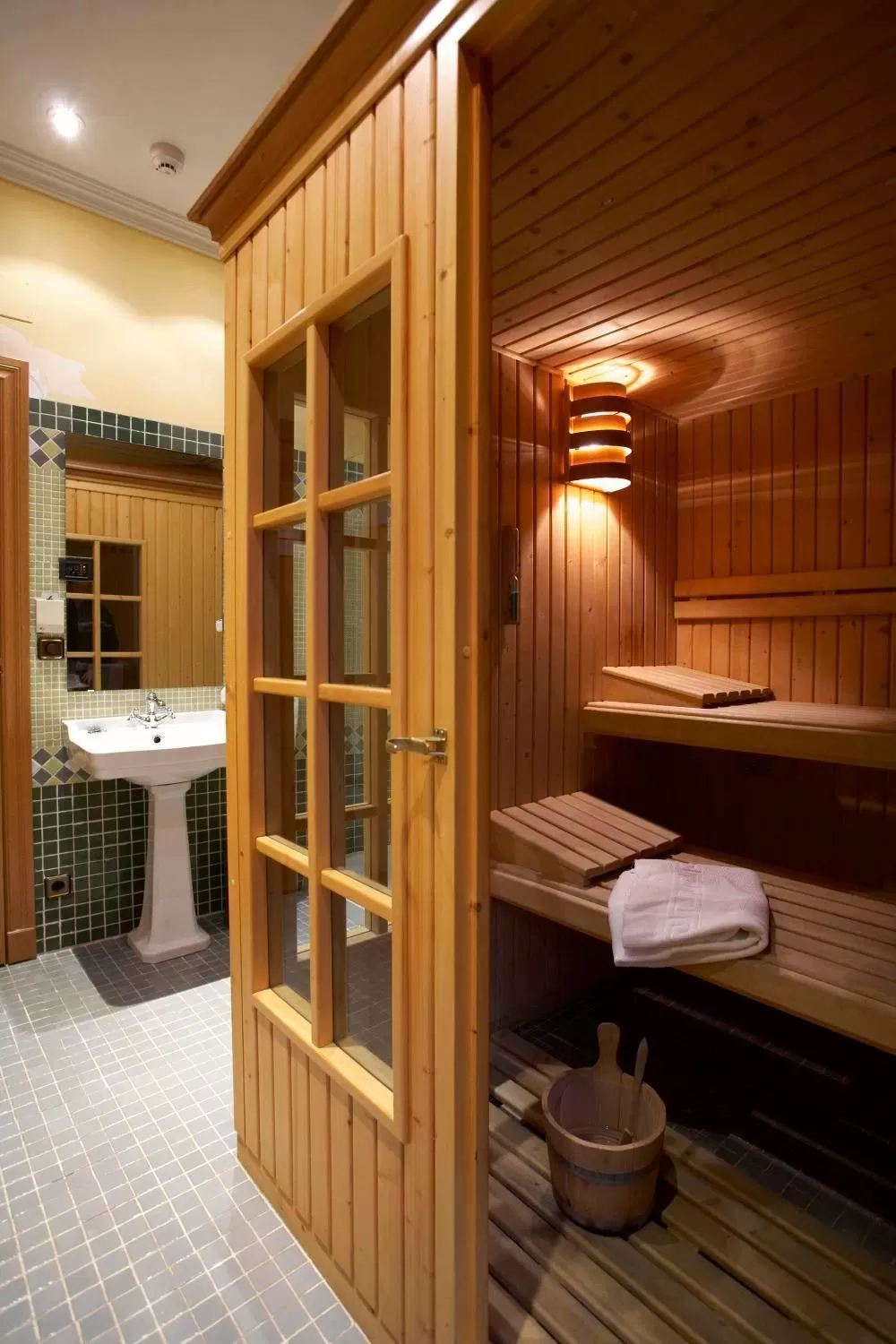 Sauna in Hotel Juanito