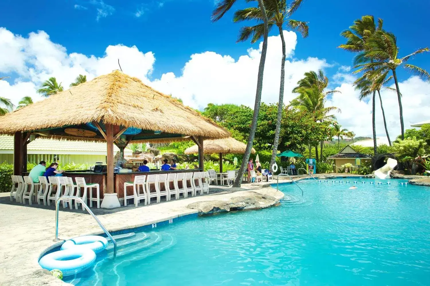 Lounge or bar, Swimming Pool in OUTRIGGER Kaua'i Beach Resort & Spa
