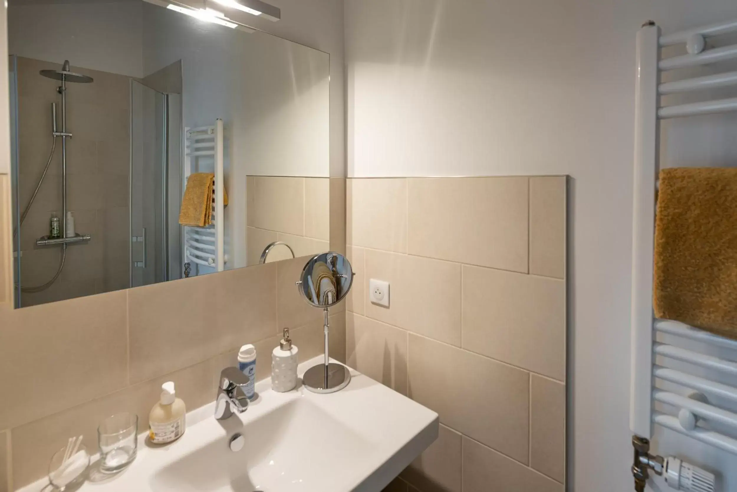 Shower, Bathroom in Clos Saint Jacques - Maison d'Hôtes