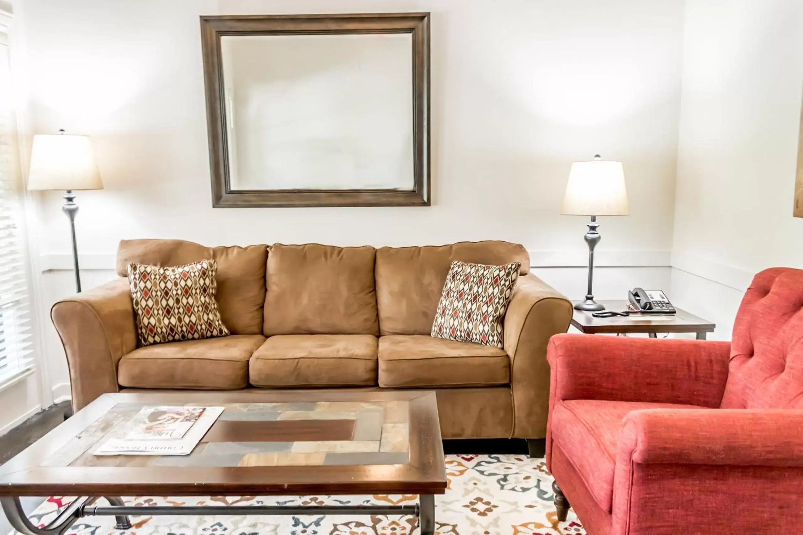 Living room, Seating Area in The Lodge at The Bluffs