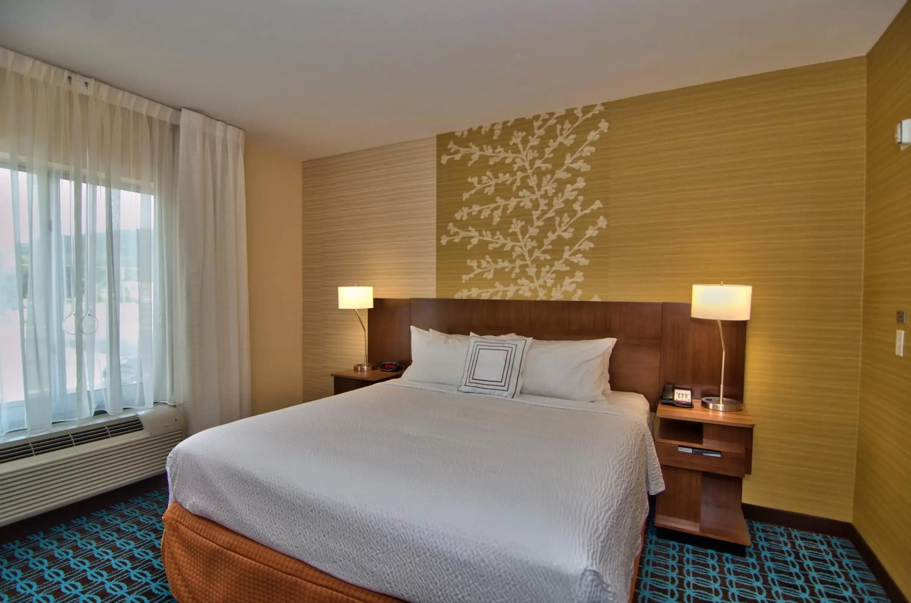 Bed in Fairfield Inn & Suites by Marriott Towanda Wysox
