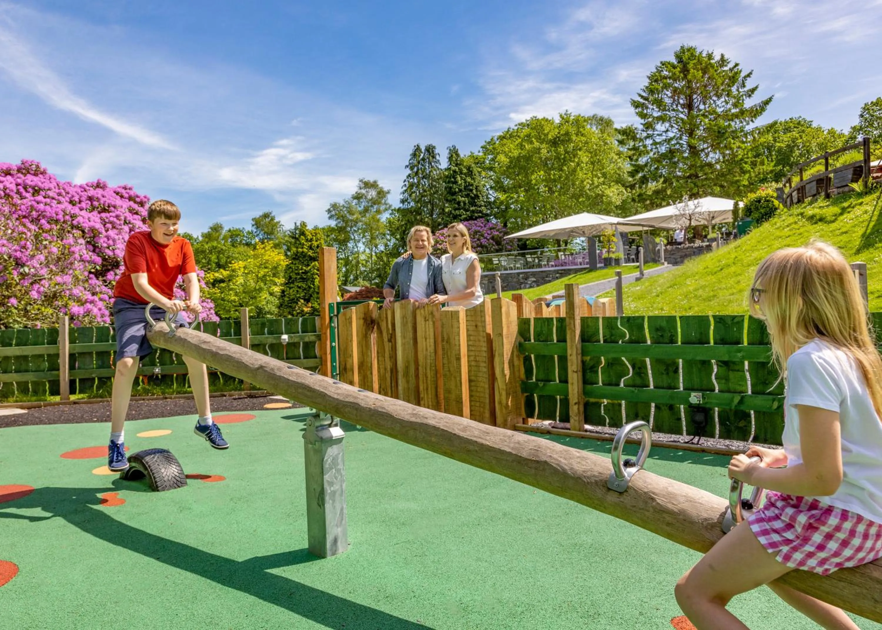 Children play ground in Aberdunant Hall