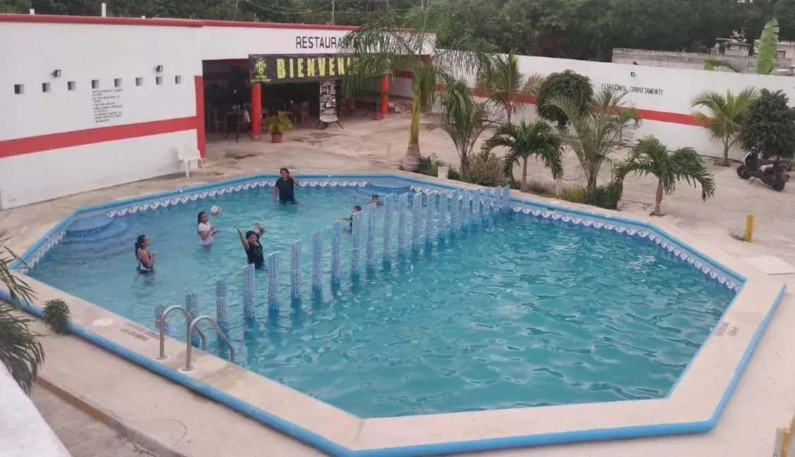 Swimming Pool in Hotel & Restaurant D´Concepción