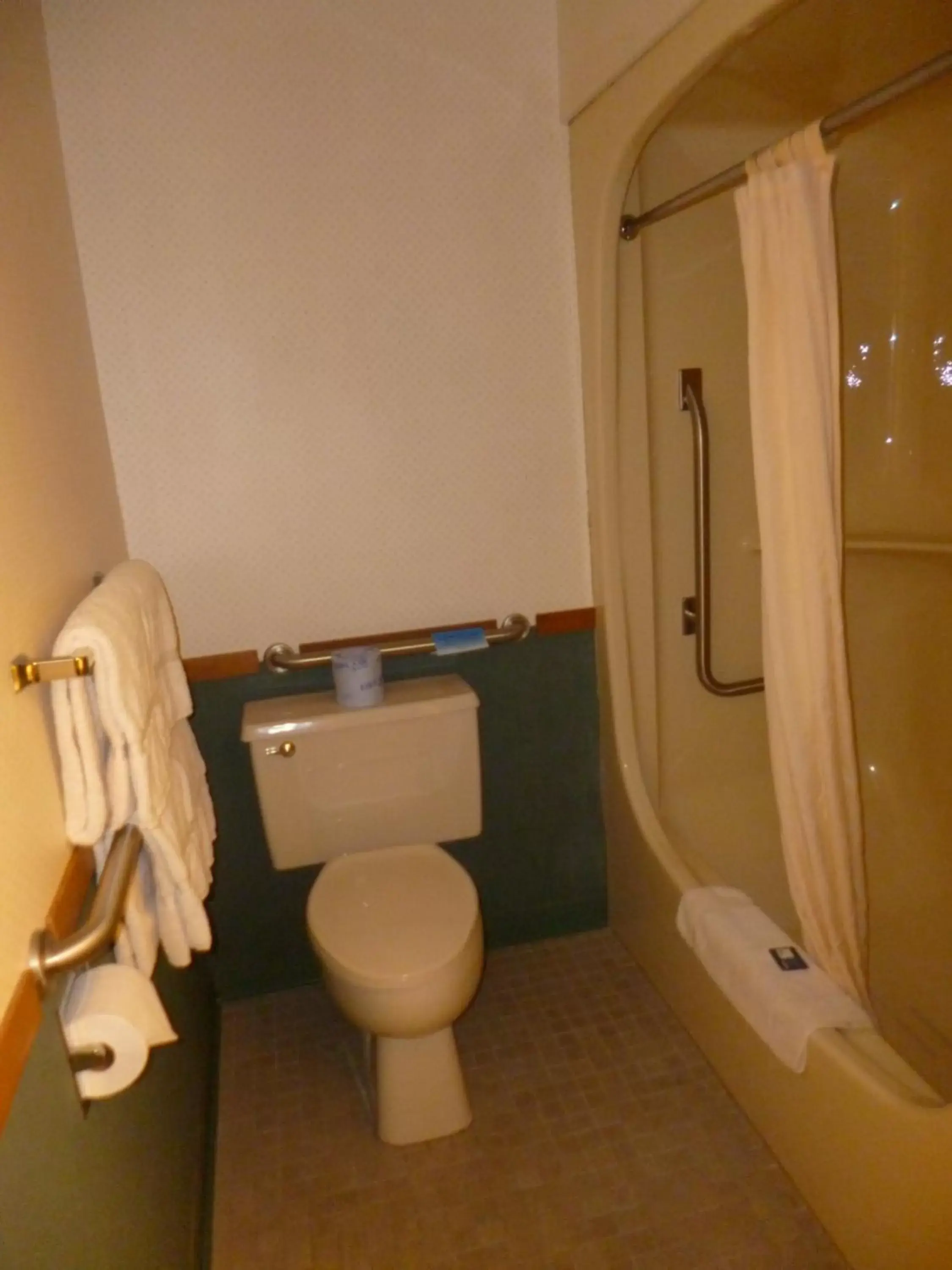 Bathroom in Commodores Inn