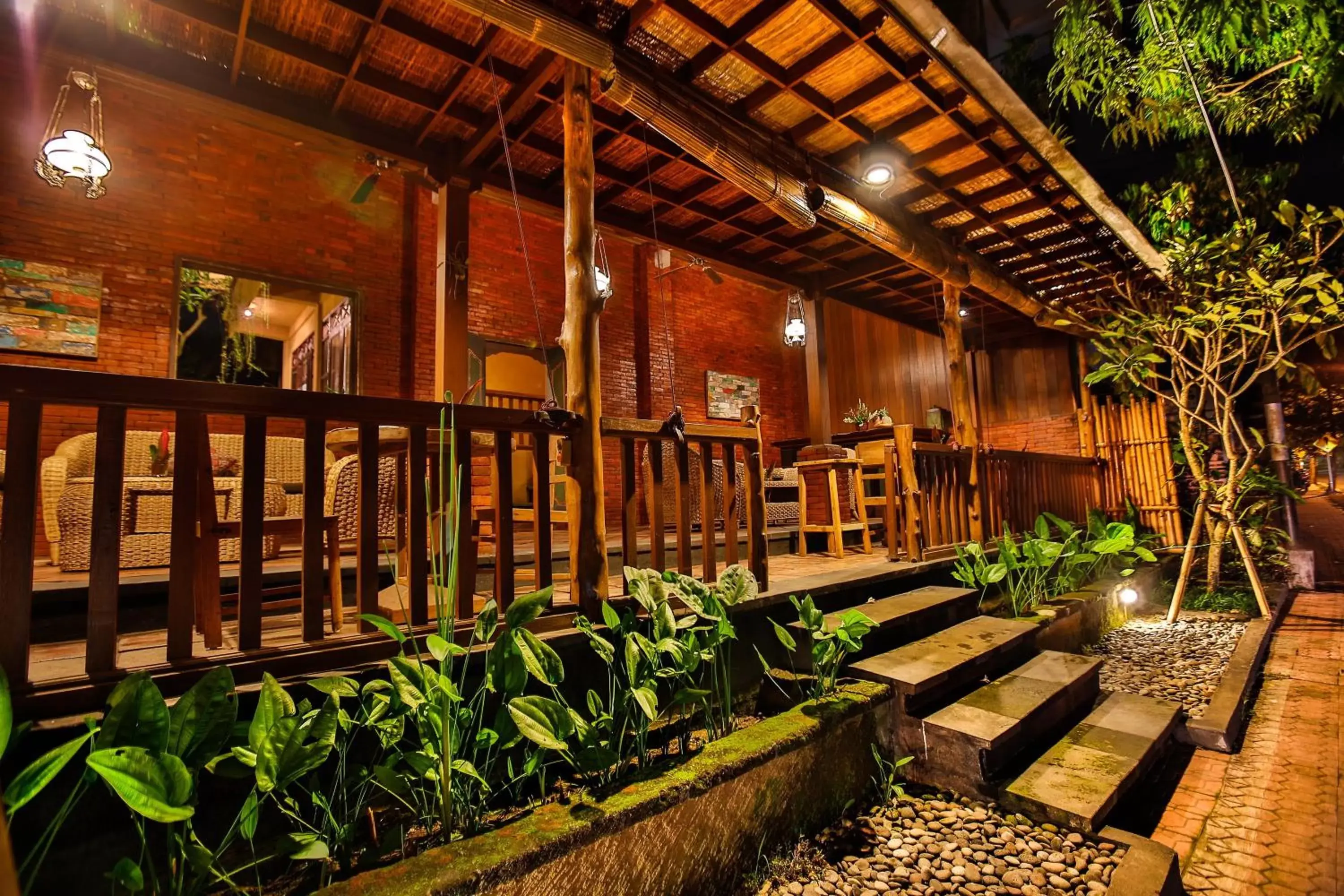 Dining area in Bliss Ubud Spa Resort