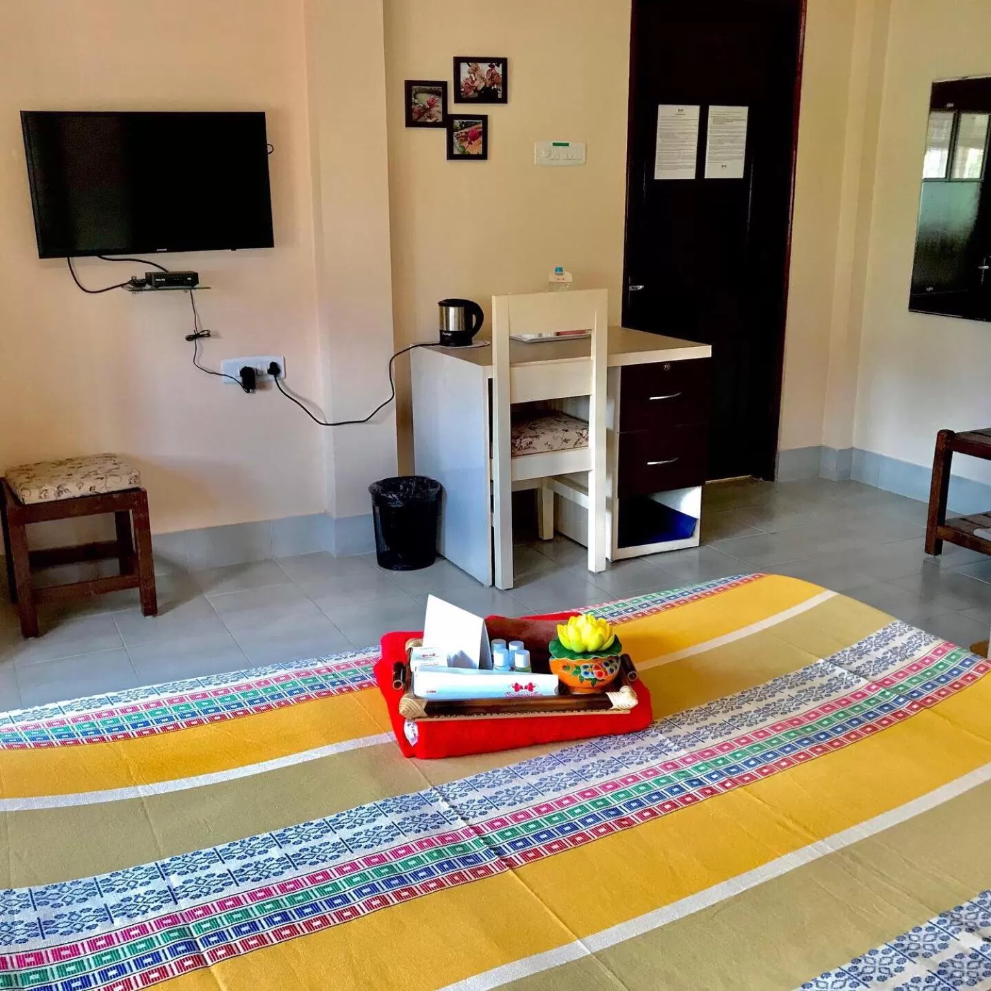 Bed in Bougainvillea